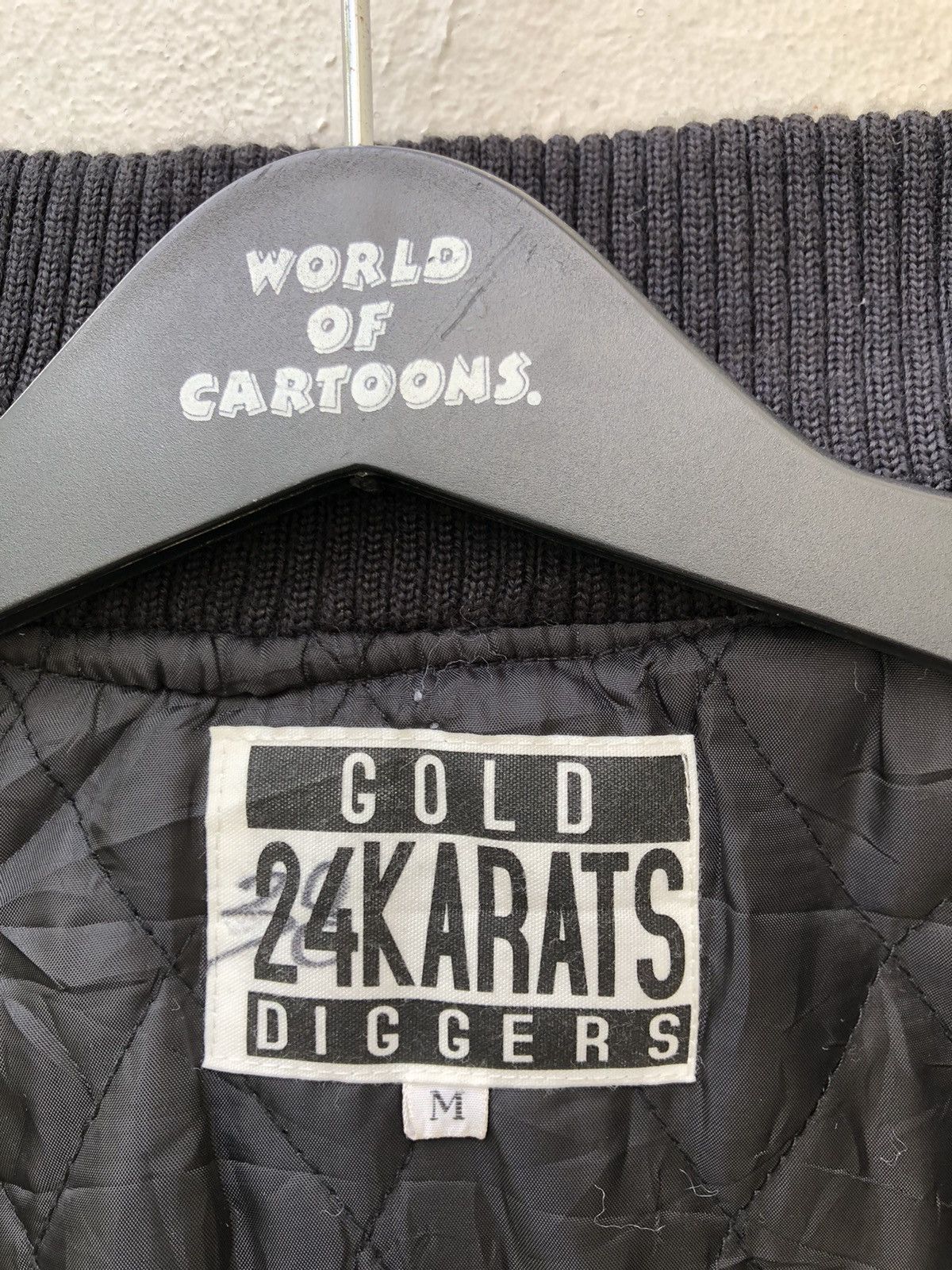Leather Japan Designer 24 Karats Gold Diggers Varsity Jacket Size US M / EU 48-50 / 2 - 23 Thumbnail