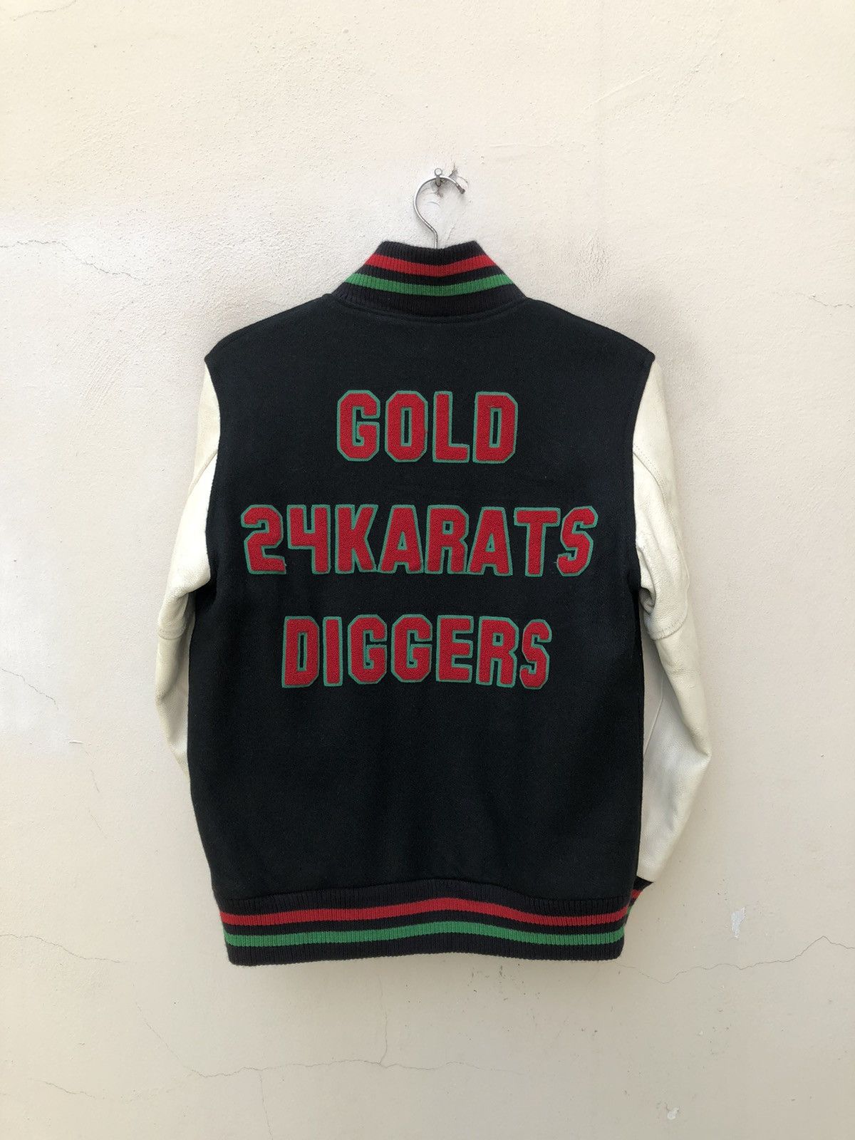 Leather Japan Designer 24 Karats Gold Diggers Varsity Jacket Size US M / EU 48-50 / 2 - 6 Thumbnail