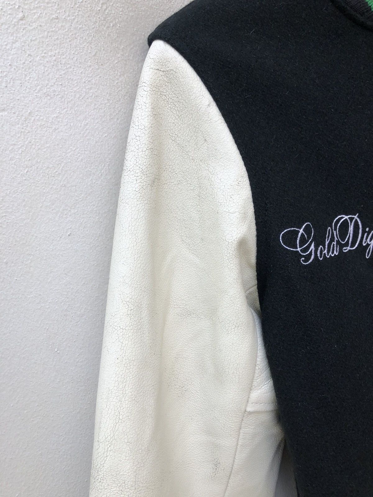 Leather Japan Designer 24 Karats Gold Diggers Varsity Jacket Size US M / EU 48-50 / 2 - 16 Thumbnail
