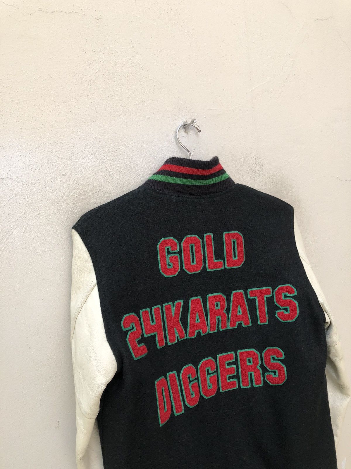 Leather Japan Designer 24 Karats Gold Diggers Varsity Jacket Size US M / EU 48-50 / 2 - 7 Thumbnail