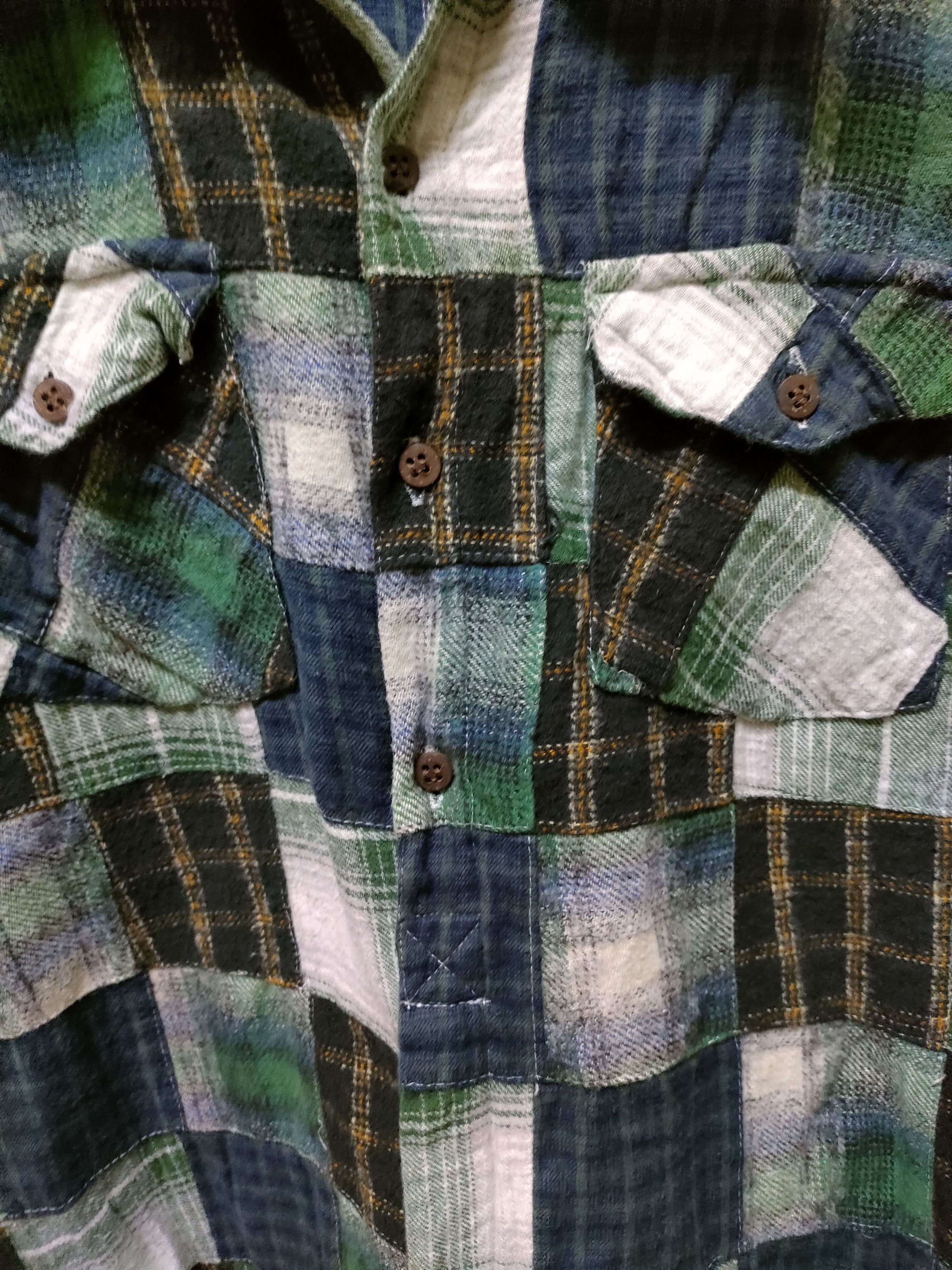 Flannel × Global Work × Vintage 💥 Best Offer 💥 Global Work Patchwork Flannel Size US L / EU 52-54 / 3 - 5 Thumbnail