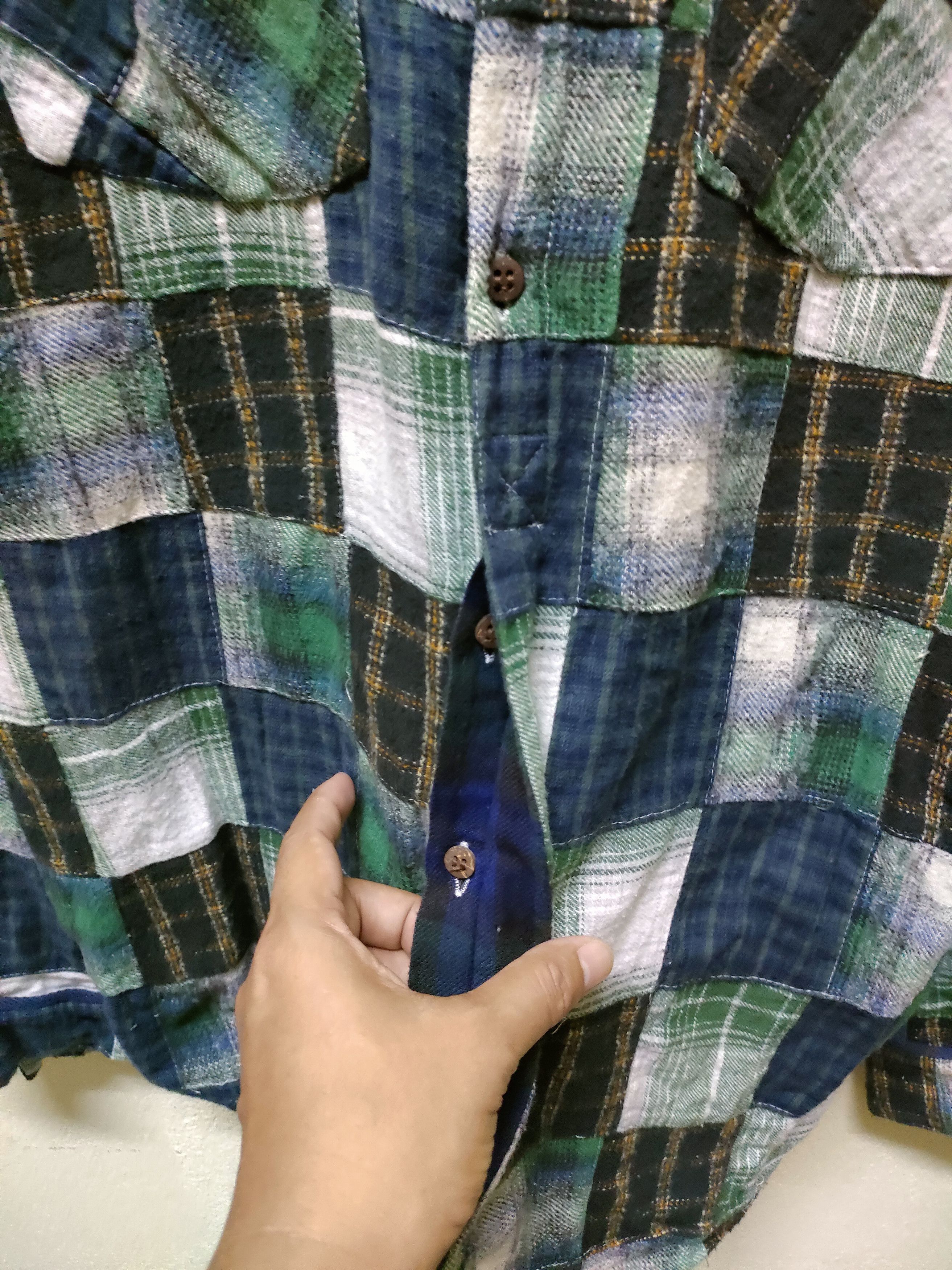 Flannel × Global Work × Vintage 💥 Best Offer 💥 Global Work Patchwork Flannel Size US L / EU 52-54 / 3 - 4 Thumbnail