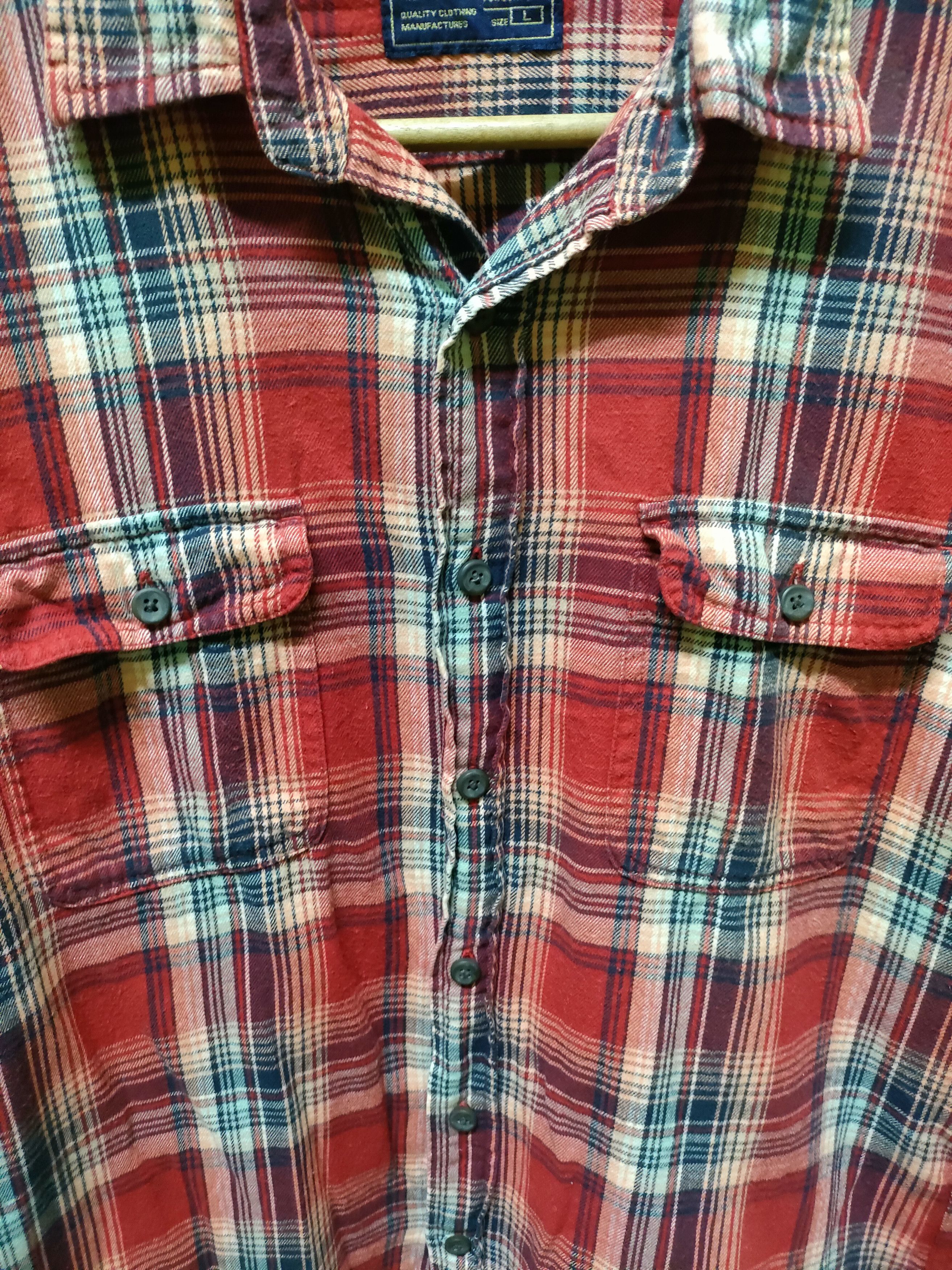 Flannel × Uniqlo × Vintage 🔥 Steal 🔥 Uniqlo Flannel Double Pocket Size US L / EU 52-54 / 3 - 5 Thumbnail