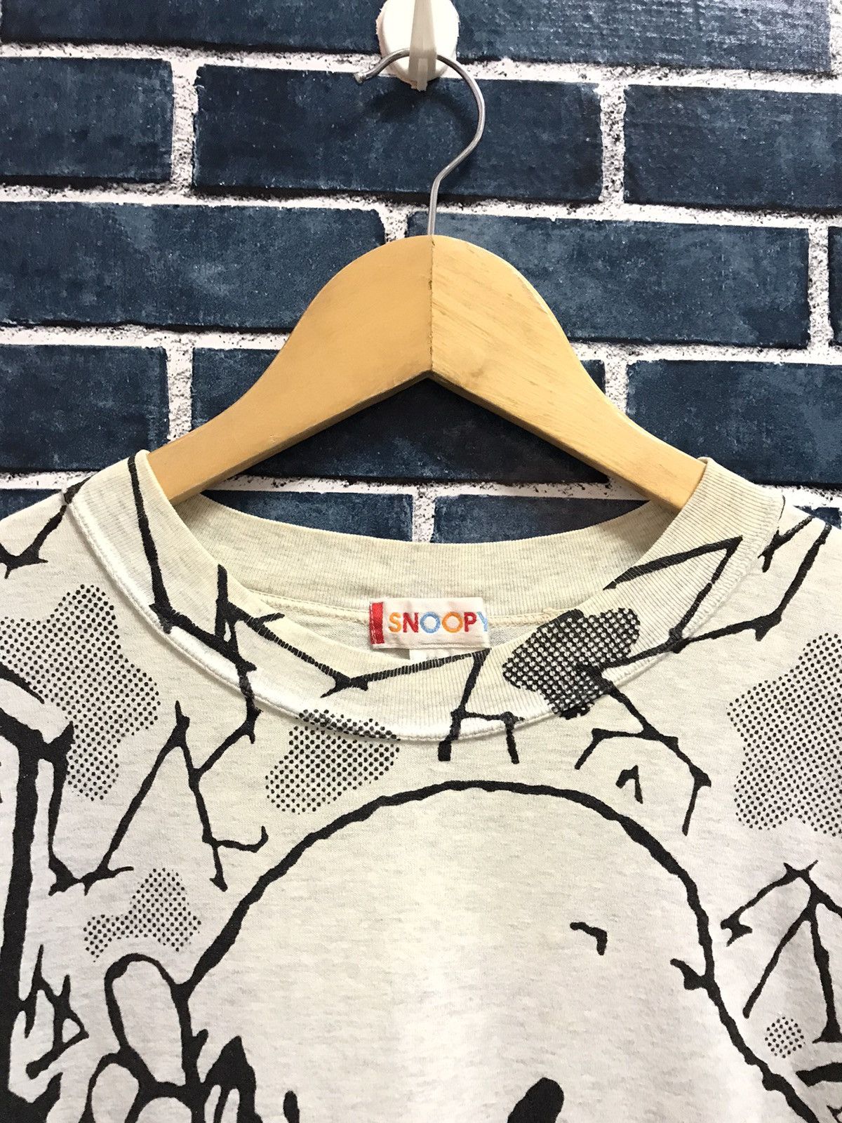 Peanuts × Vintage Vintage 90’s Peanuts Snoopy All Over Print Tshirt Size US M / EU 48-50 / 2 - 11 Thumbnail