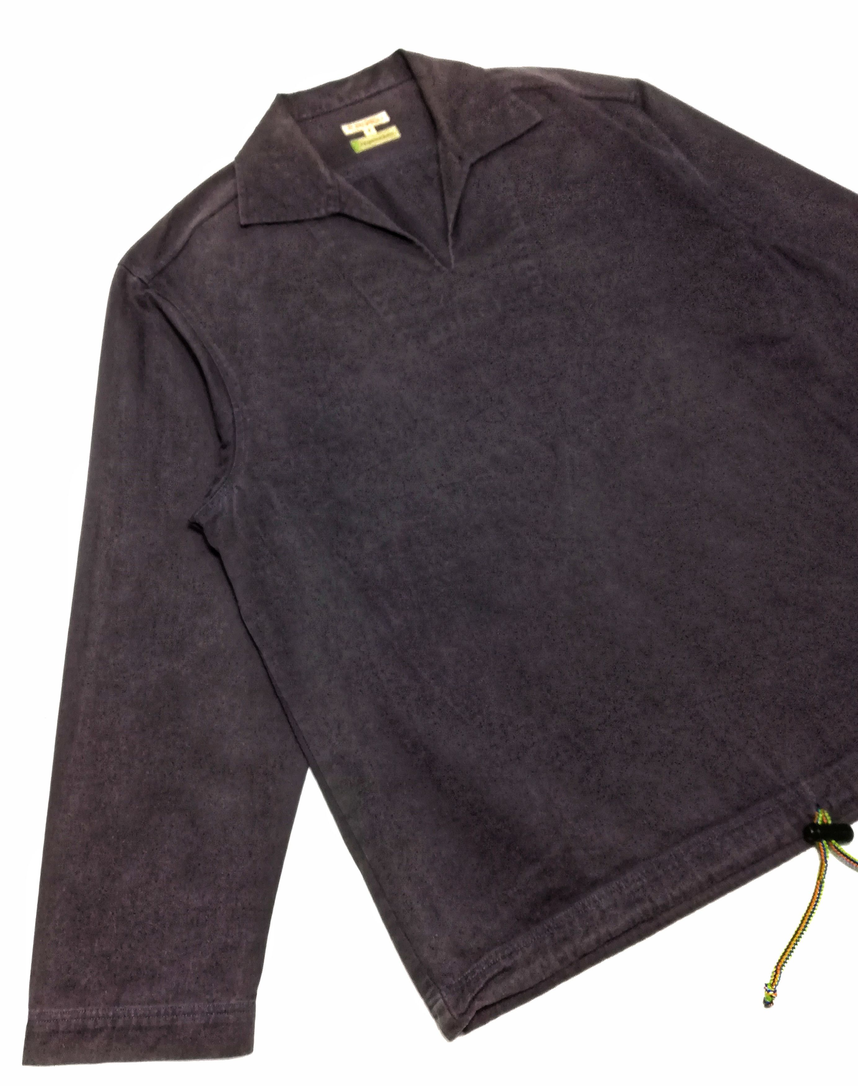 R.Newbold × Vintage 🔥Fishermans Smock Pullover Navy Design Draw String🔥 Size US M / EU 48-50 / 2 - 5 Thumbnail