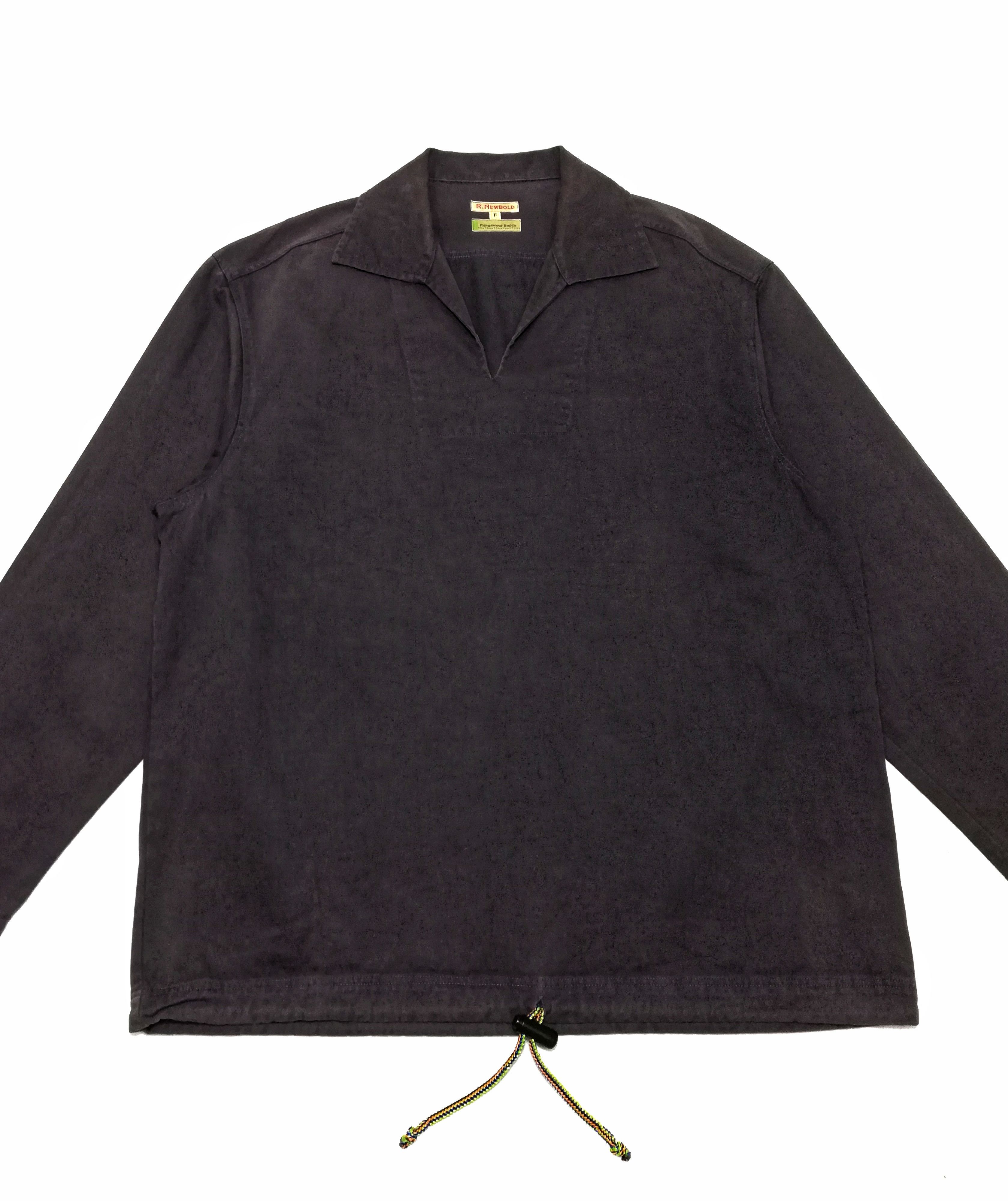 R.Newbold × Vintage 🔥Fishermans Smock Pullover Navy Design Draw String🔥 Size US M / EU 48-50 / 2 - 4 Thumbnail