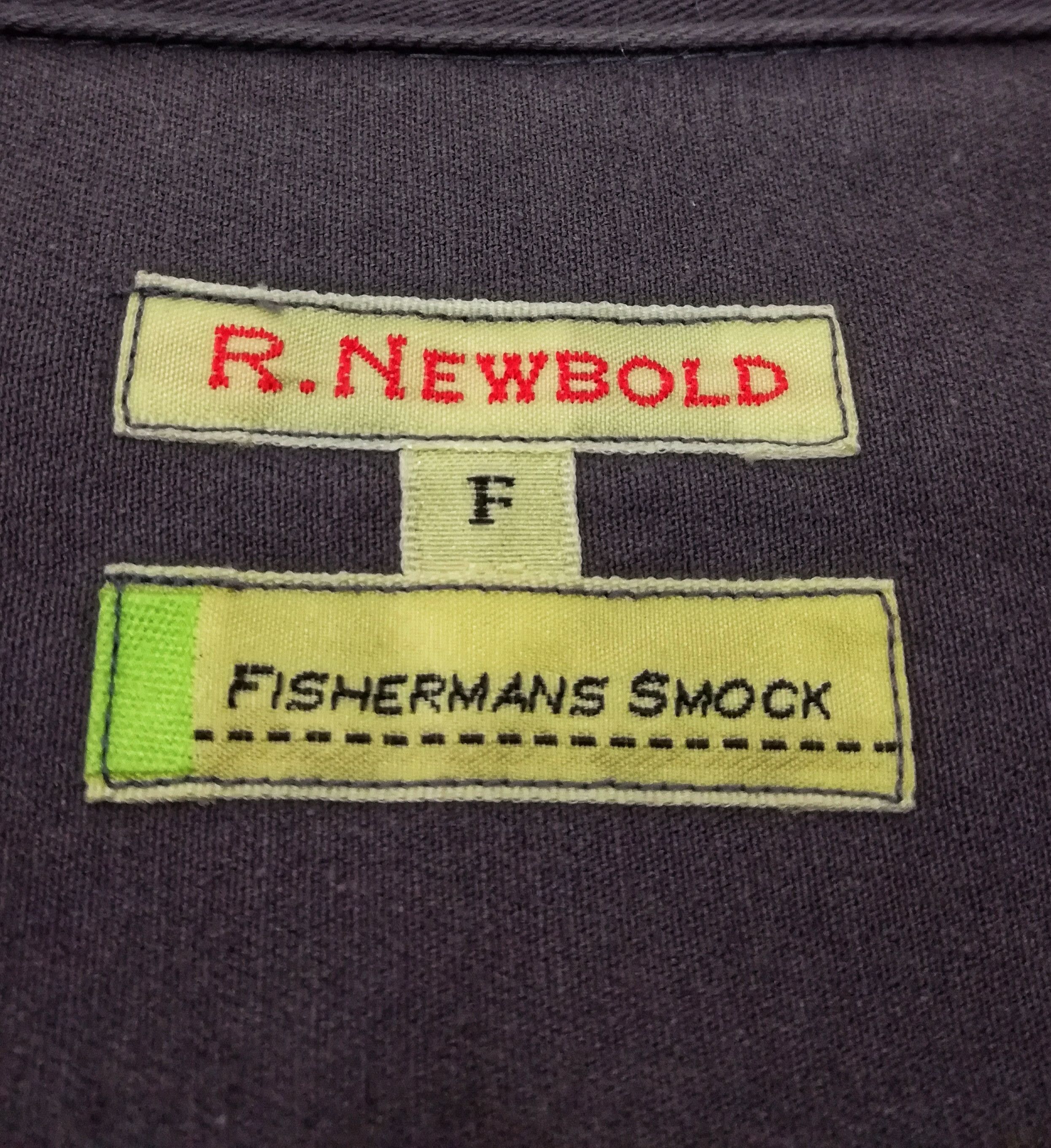 R.Newbold × Vintage 🔥Fishermans Smock Pullover Navy Design Draw String🔥 Size US M / EU 48-50 / 2 - 8 Thumbnail