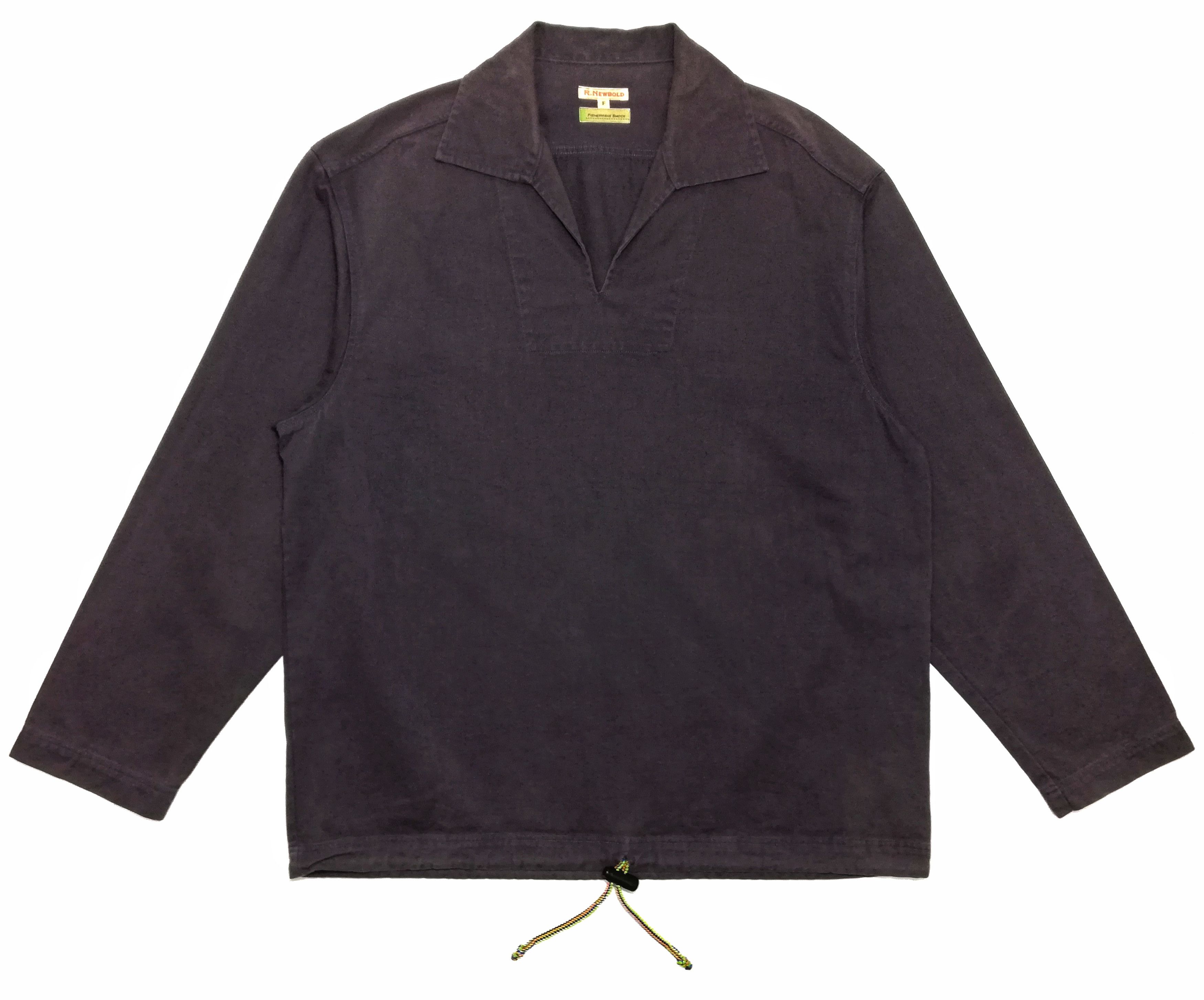 R.Newbold × Vintage 🔥Fishermans Smock Pullover Navy Design Draw String🔥 Size US M / EU 48-50 / 2 - 3 Thumbnail