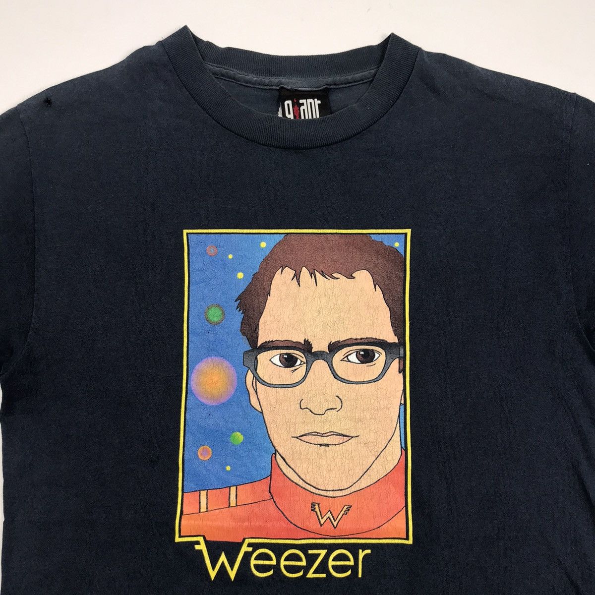 Band Tees × Giant × Vintage Vintage WEEZER Captain Cuomo promo t-shirt Size US S / EU 44-46 / 1 - 3 Thumbnail