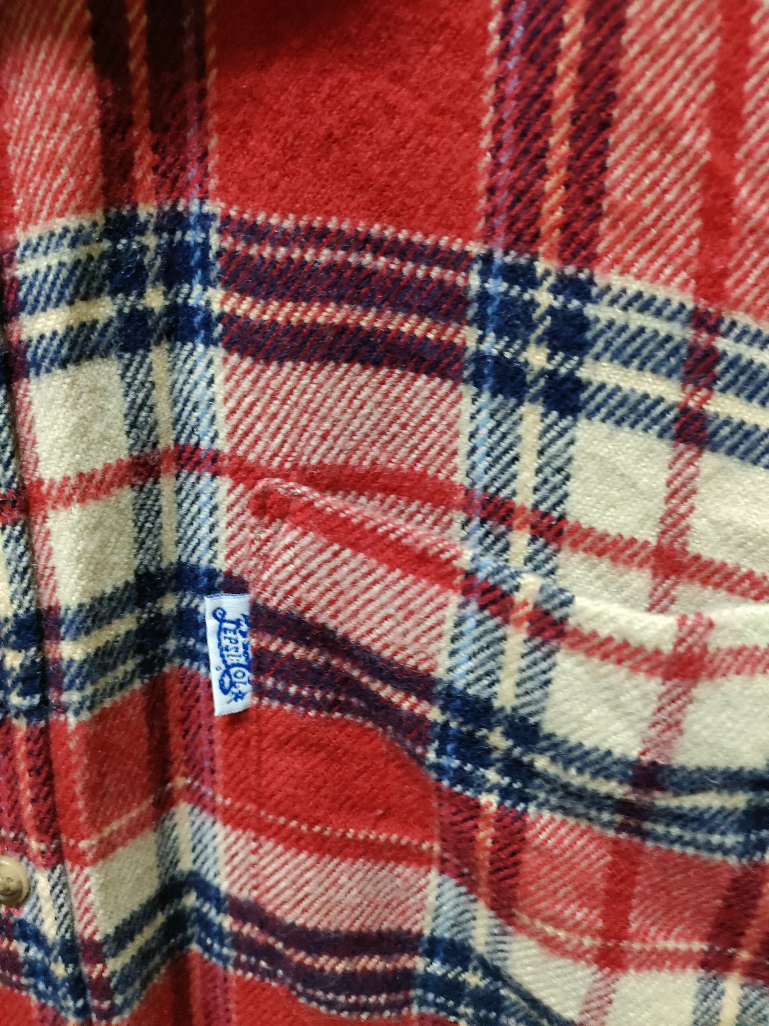Flannel × Pepsi × Vintage 🔥 Steal 🔥 Vintage Pepsi Cola Flannel Size US L / EU 52-54 / 3 - 6 Thumbnail