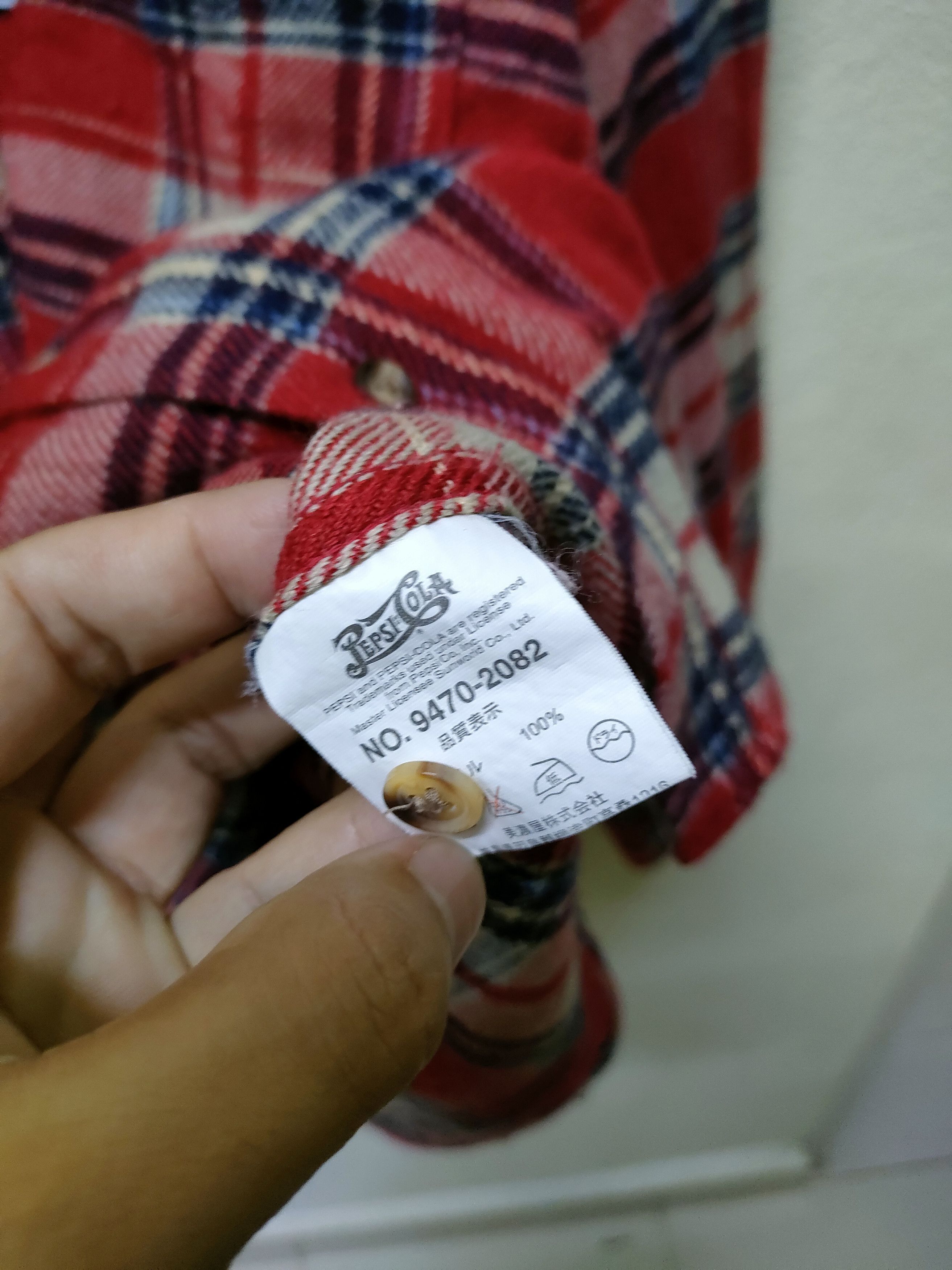 Flannel × Pepsi × Vintage 🔥 Steal 🔥 Vintage Pepsi Cola Flannel Size US L / EU 52-54 / 3 - 3 Thumbnail