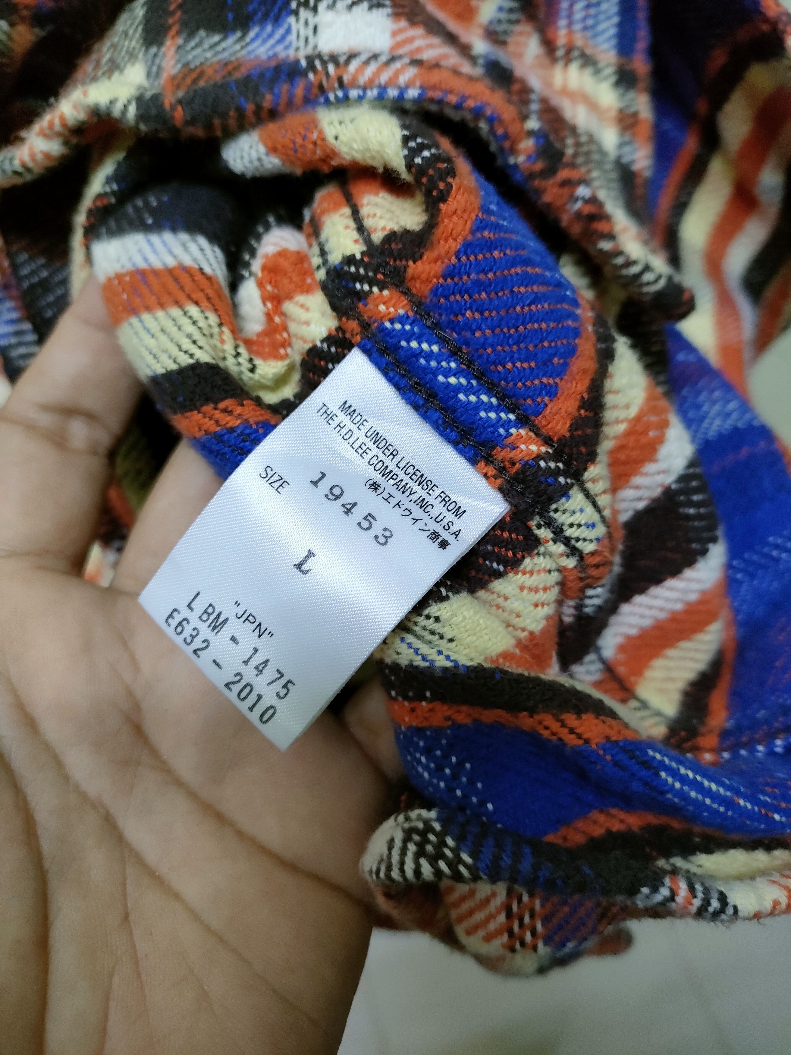 Flannel × Lee × Vintage 🔥 Steal 🔥 Lee Snap Button Flannel Size US L / EU 52-54 / 3 - 4 Thumbnail