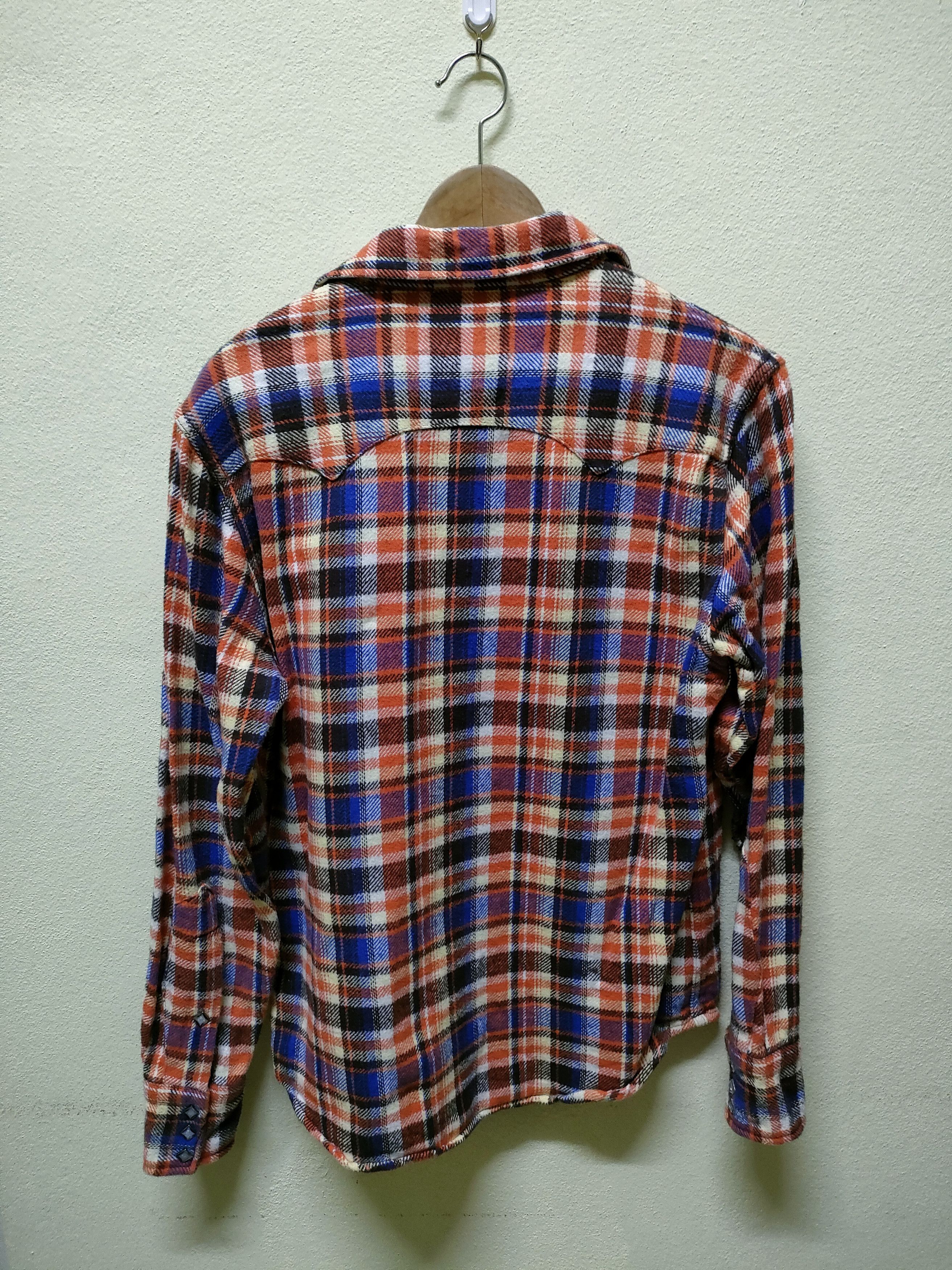 Flannel × Lee × Vintage 🔥 Steal 🔥 Lee Snap Button Flannel Size US L / EU 52-54 / 3 - 3 Thumbnail