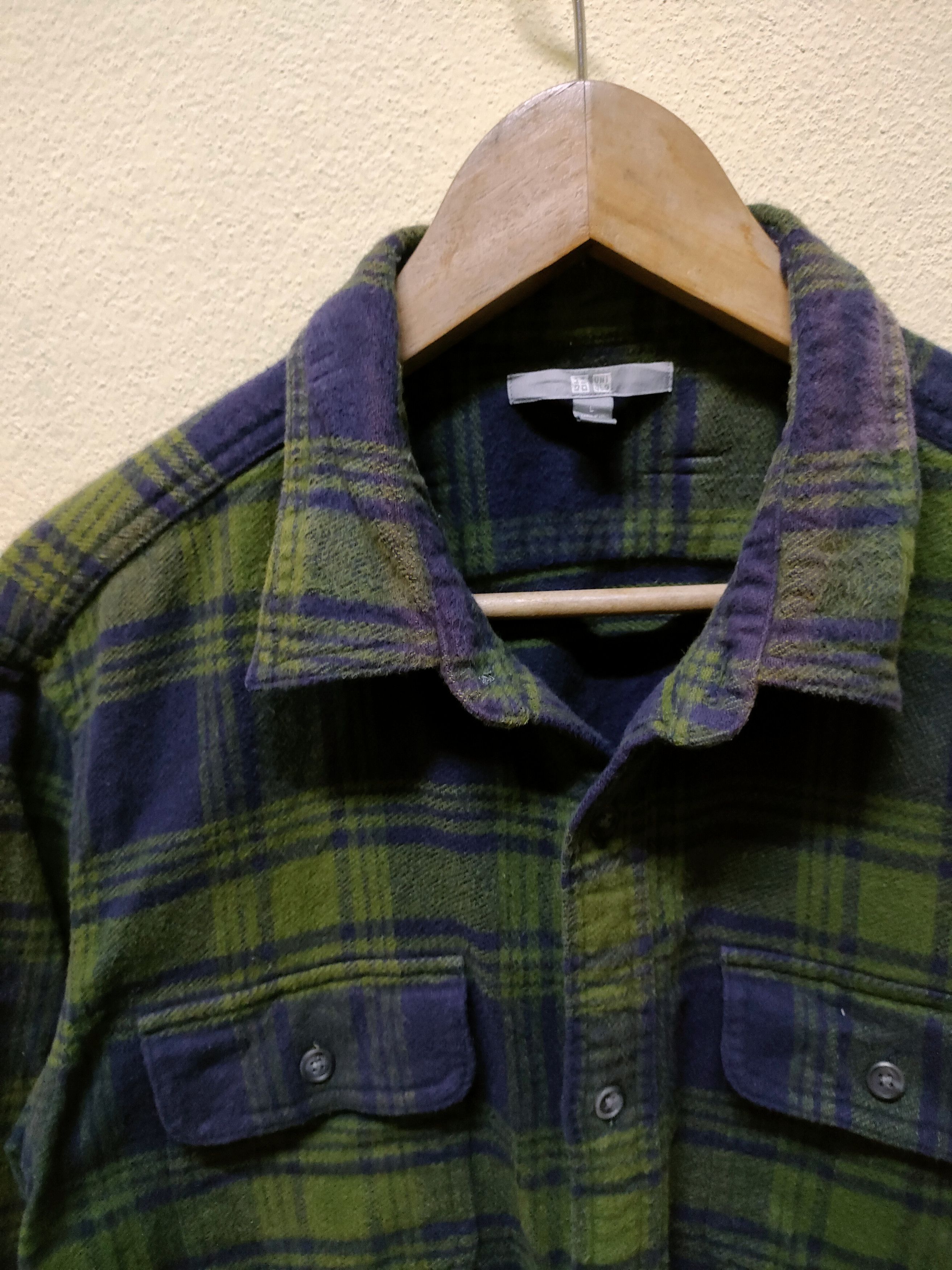 Flannel × Uniqlo × Vintage 🔥Steal🔥 Uniqlo Flannel Double Pocket Size US L / EU 52-54 / 3 - 5 Thumbnail