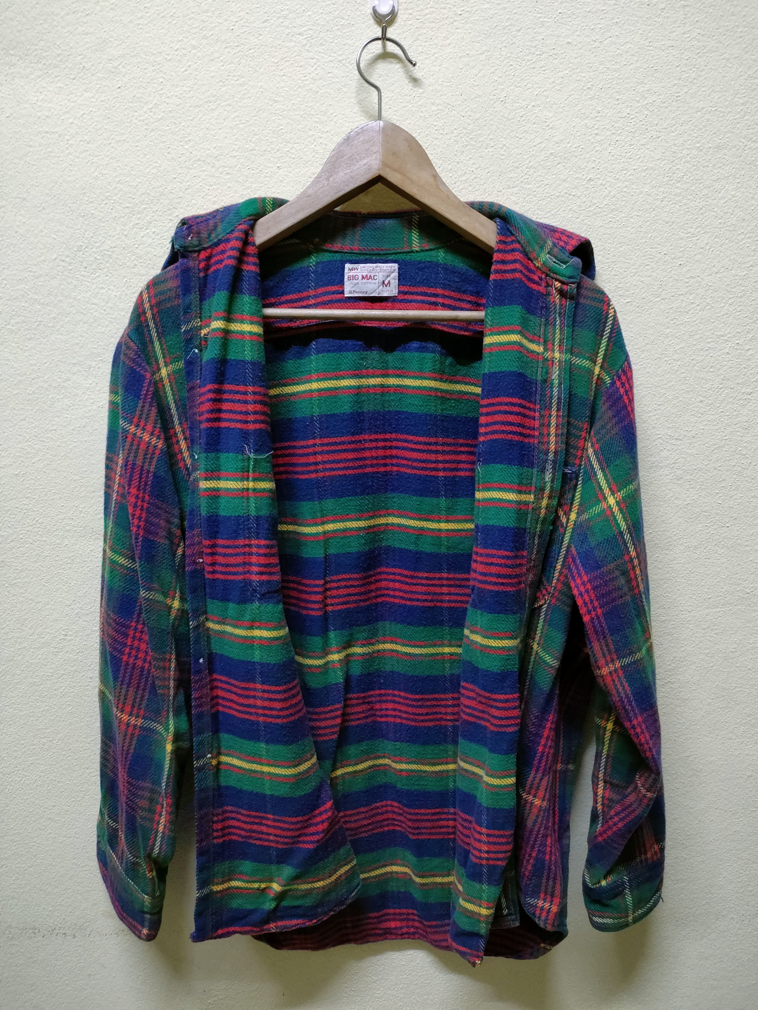 Big Mac × Flannel × Vintage 💥 Best Offer 💥 Vintage Big Mac Distressed Flannel Size US M / EU 48-50 / 2 - 7 Thumbnail