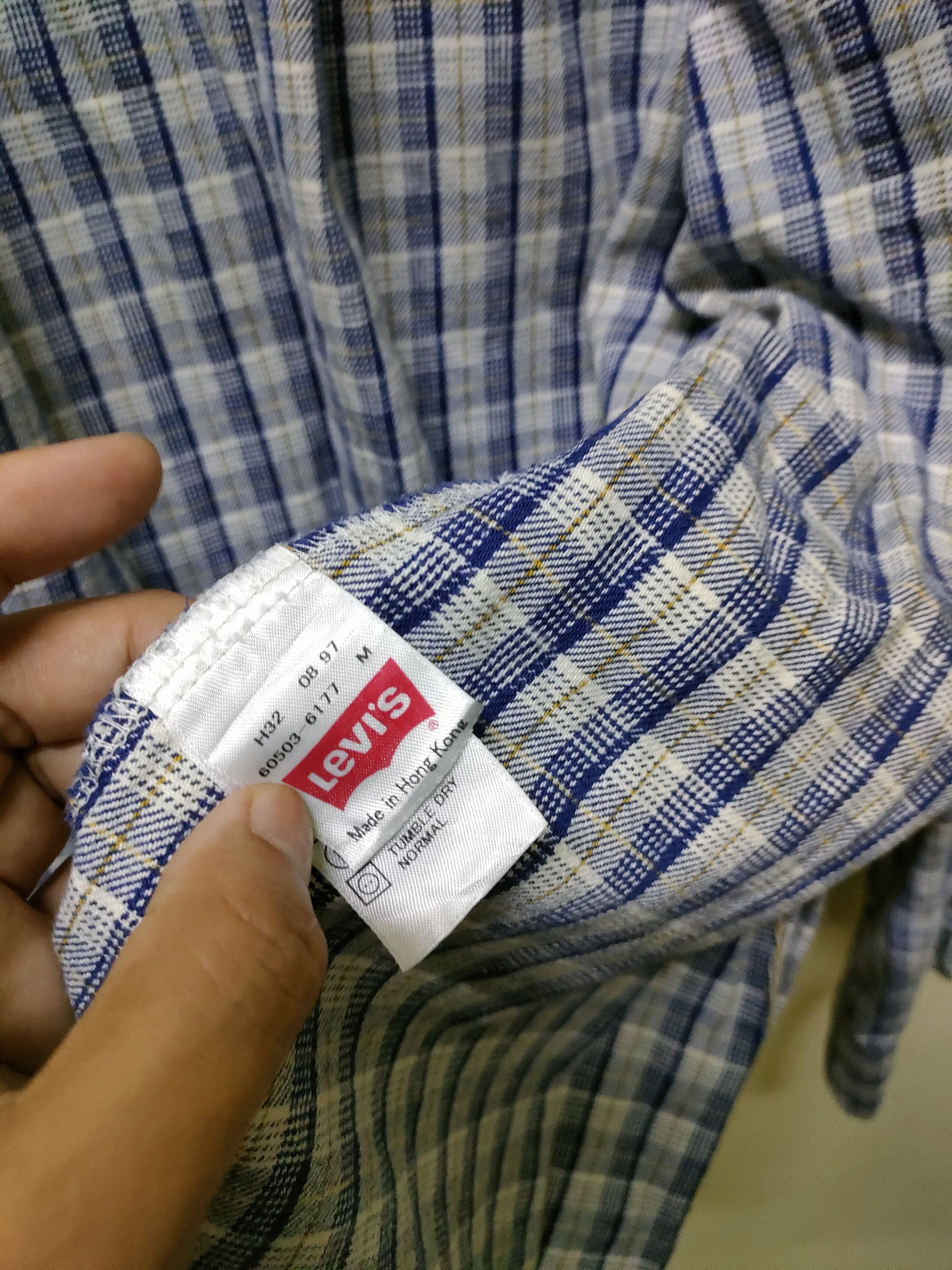 Flannel × Levi's × Levi's Vintage Clothing 🔥 Steal 🔥 Levi's Flannel Single Pocket Size US M / EU 48-50 / 2 - 6 Thumbnail