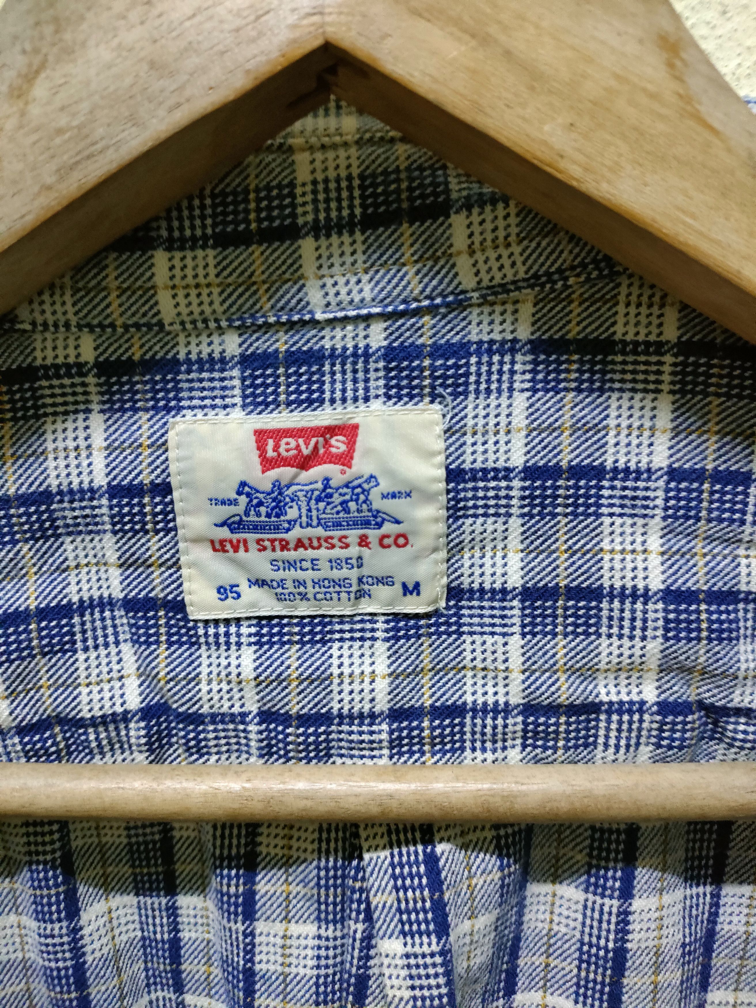 Flannel × Levi's × Levi's Vintage Clothing 🔥 Steal 🔥 Levi's Flannel Single Pocket Size US M / EU 48-50 / 2 - 7 Thumbnail