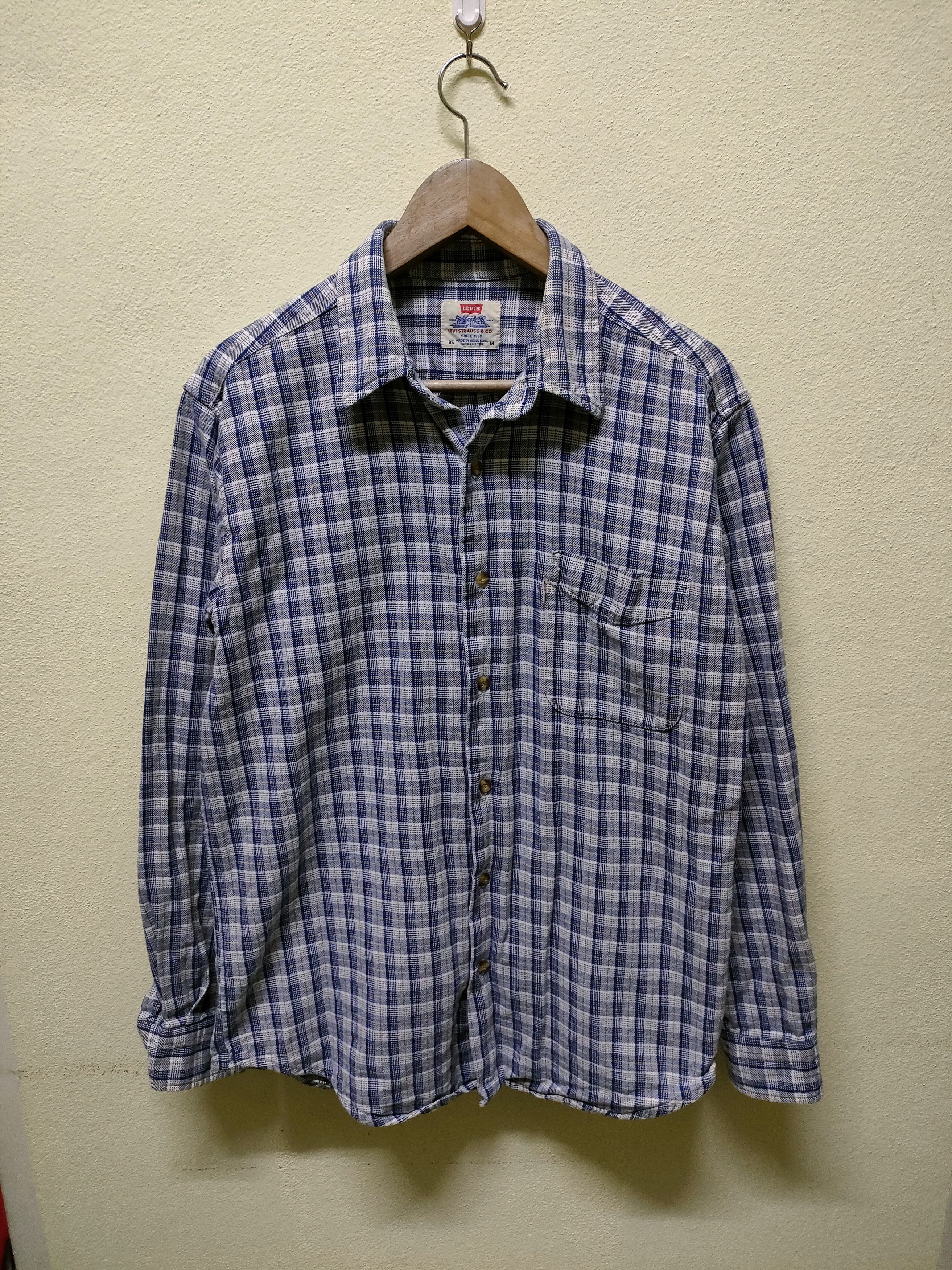 Flannel × Levi's × Levi's Vintage Clothing 🔥 Steal 🔥 Levi's Flannel Single Pocket Size US M / EU 48-50 / 2 - 1 Thumbnail