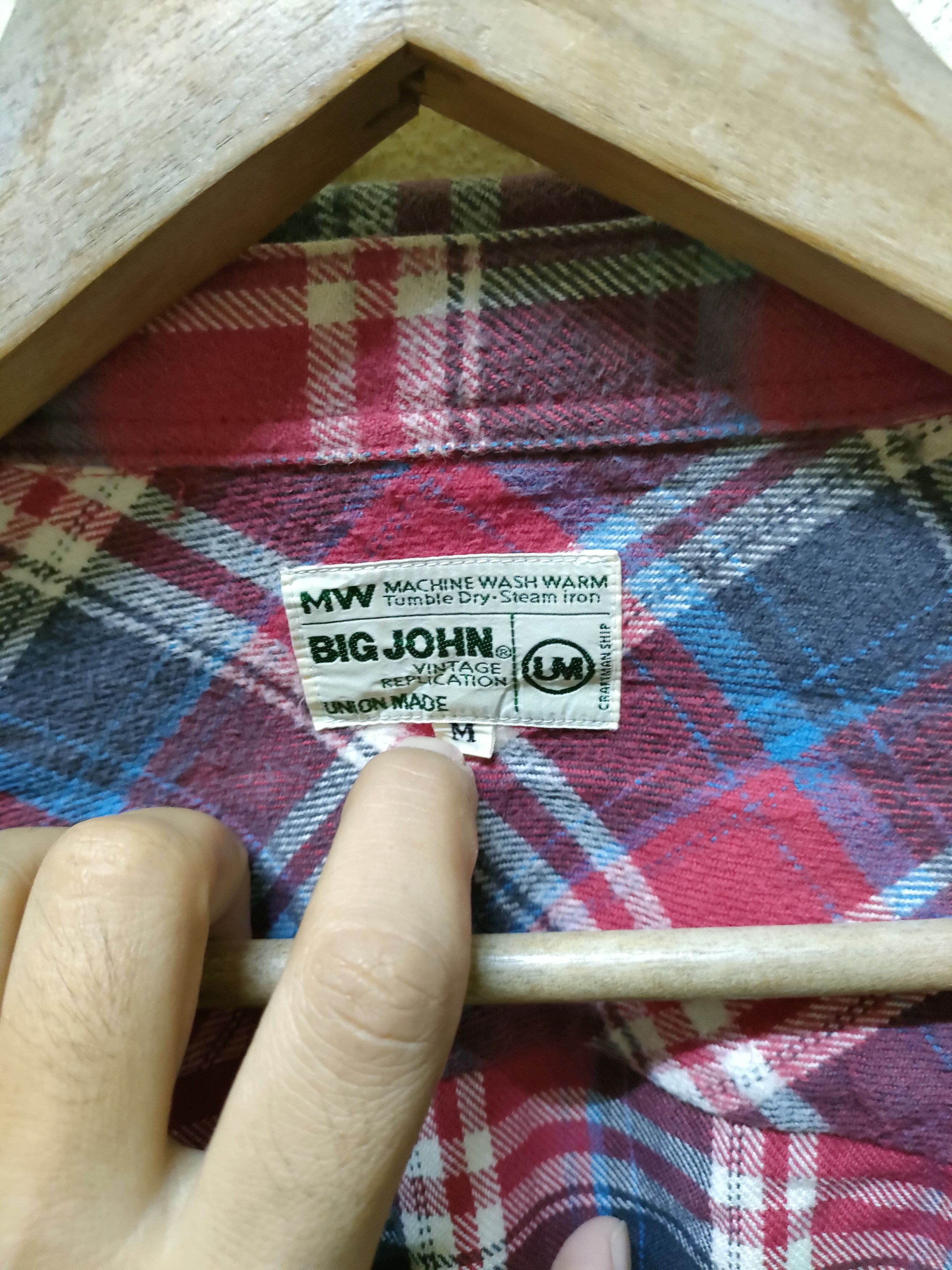 Big John × Flannel × Japanese Brand 💥 Best Offer 💥 Big John Flannel Double Pocket Size US M / EU 48-50 / 2 - 6 Thumbnail