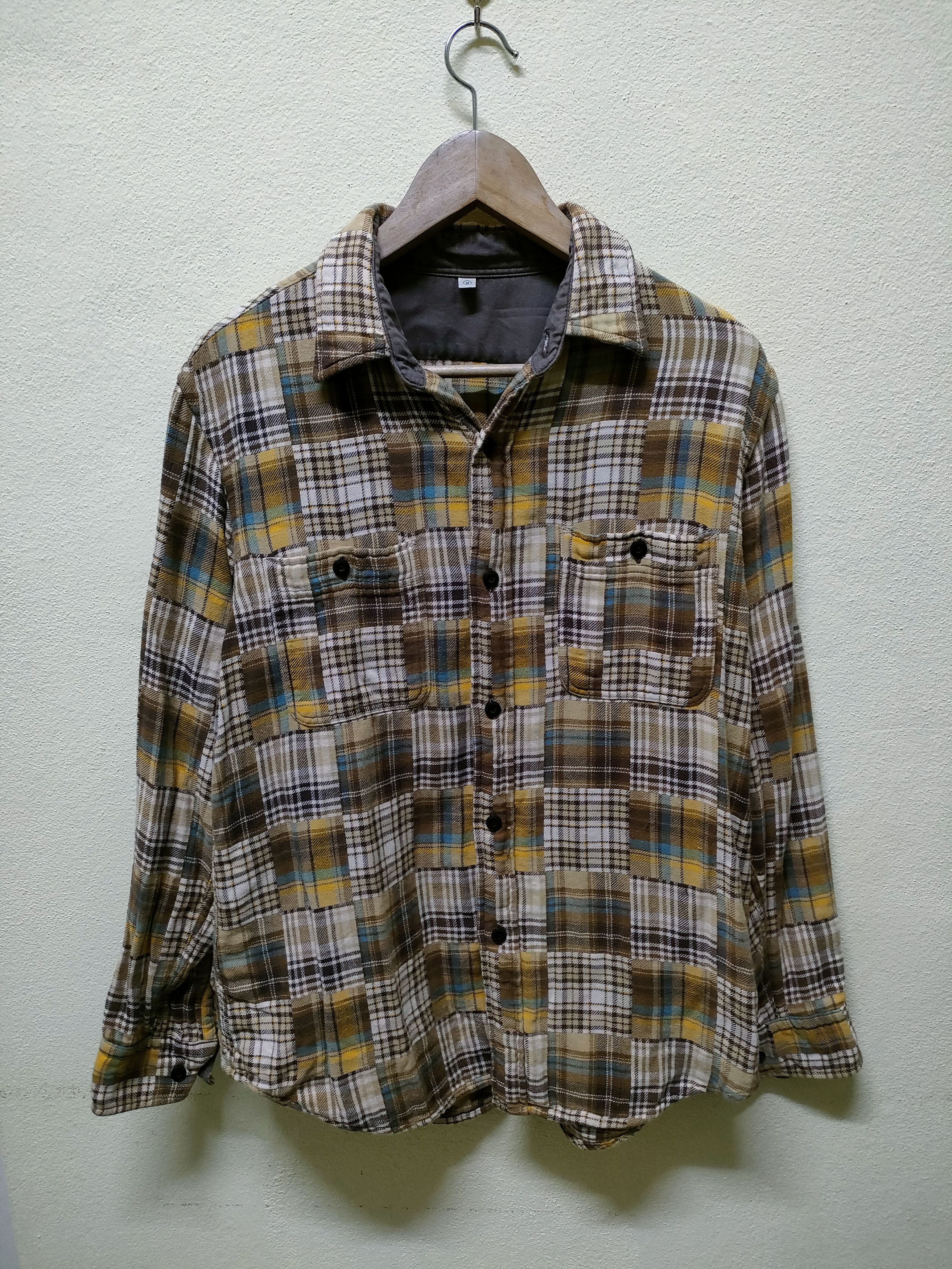 💥 Best Offer 💥 Uniqlo Patchwork Design Flannel