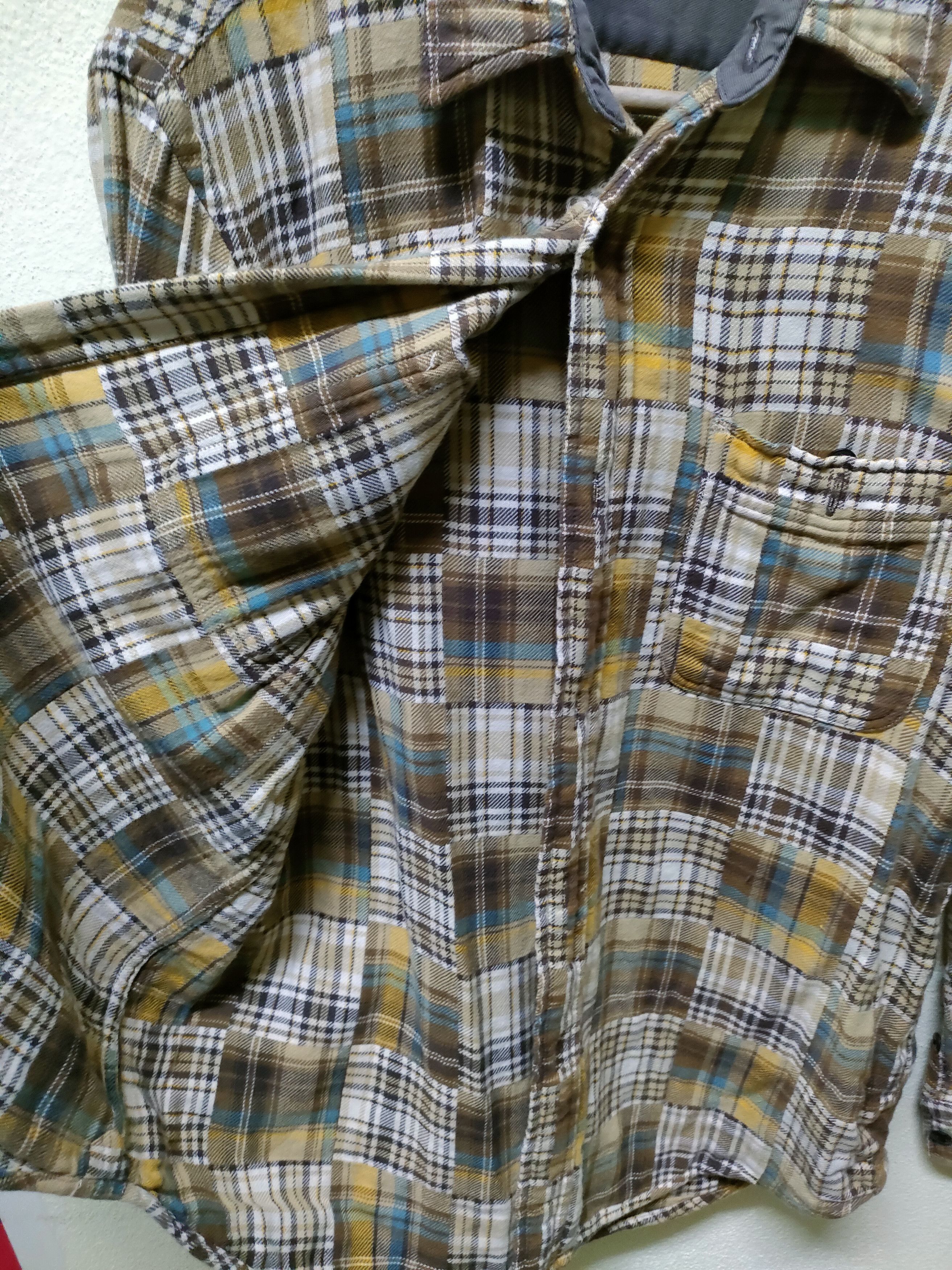 💥 Best Offer 💥 Uniqlo Patchwork Design Flannel