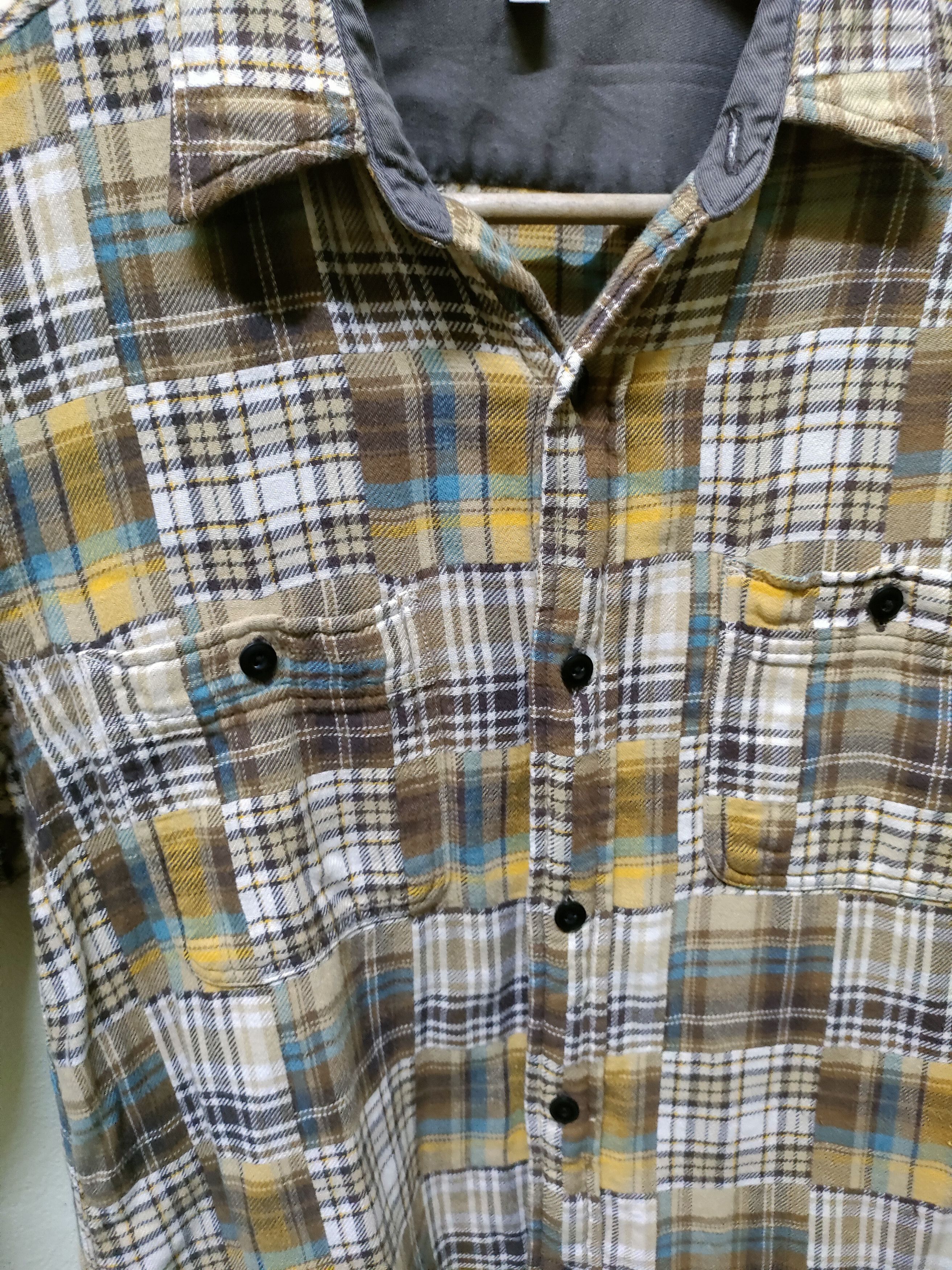 💥 Best Offer 💥 Uniqlo Patchwork Design Flannel