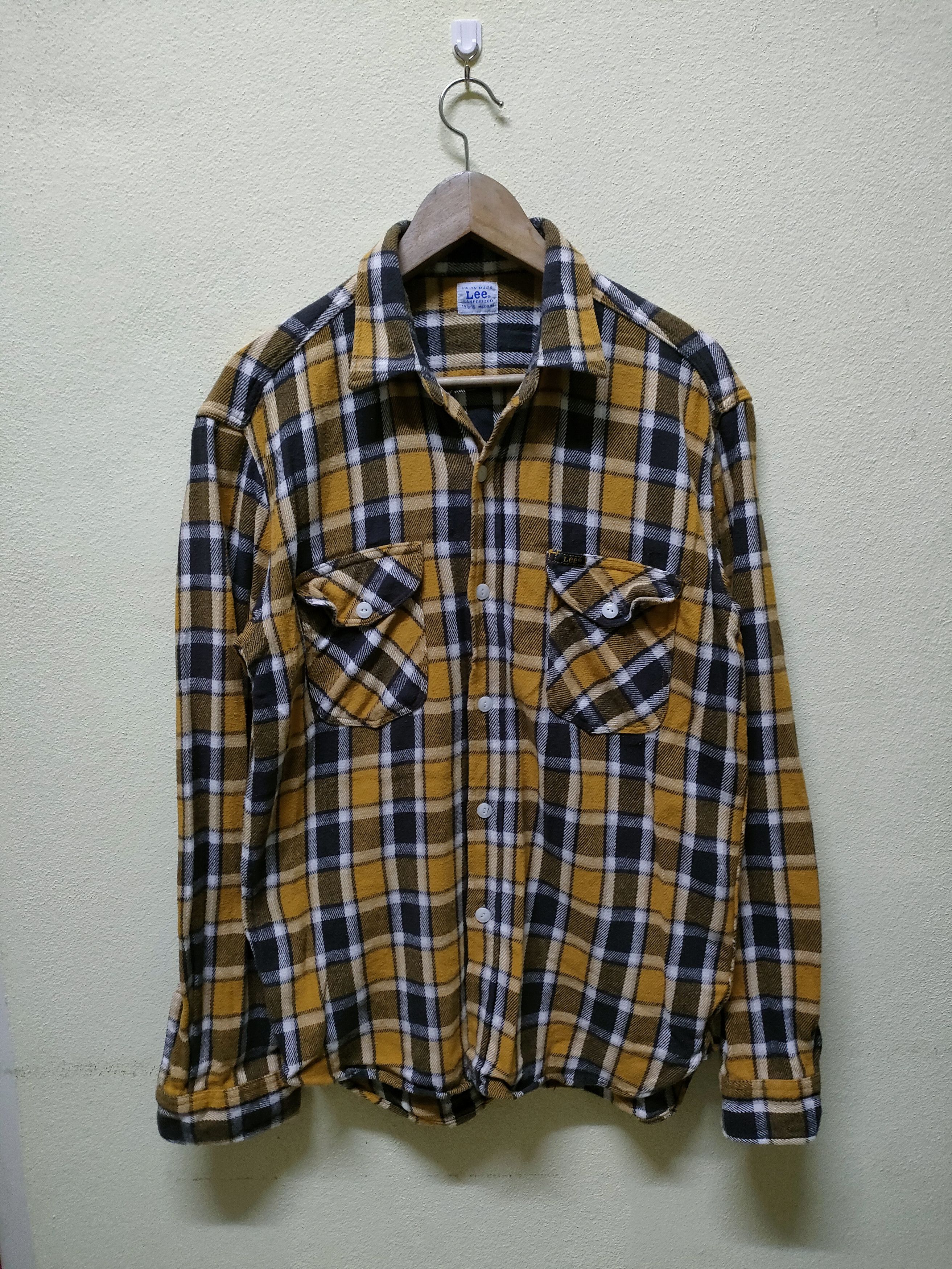 Flannel × Lee × Vintage 💥 Best Offer 💥 Lee Flannel Double Pocket Size US M / EU 48-50 / 2 - 1 Thumbnail