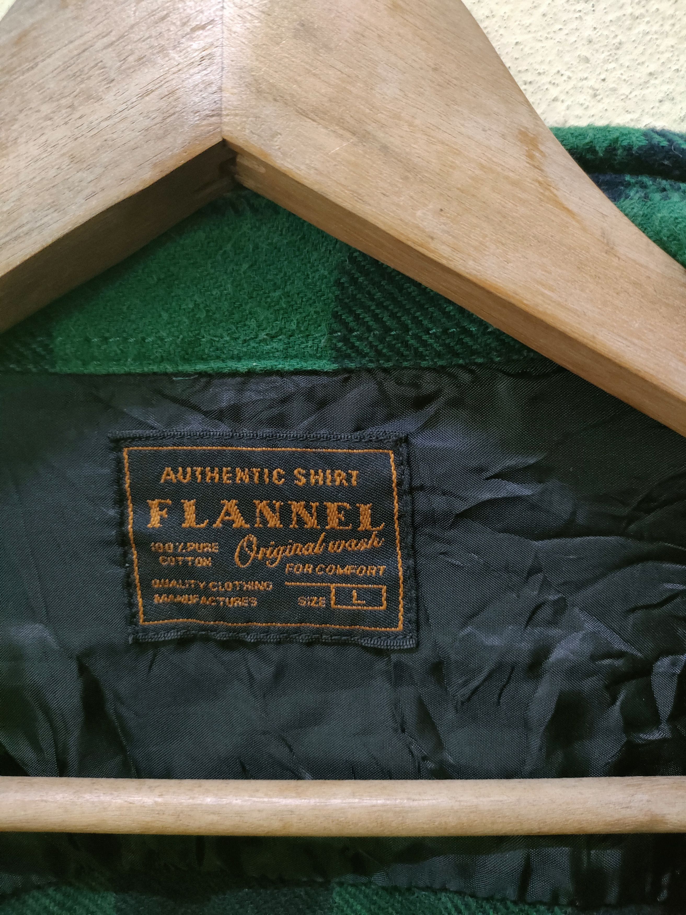 Flannel × Uniqlo × Vintage 🔥 Steal 🔥 Vintage Uniqlo Flannel Green Tartan Size US L / EU 52-54 / 3 - 5 Thumbnail