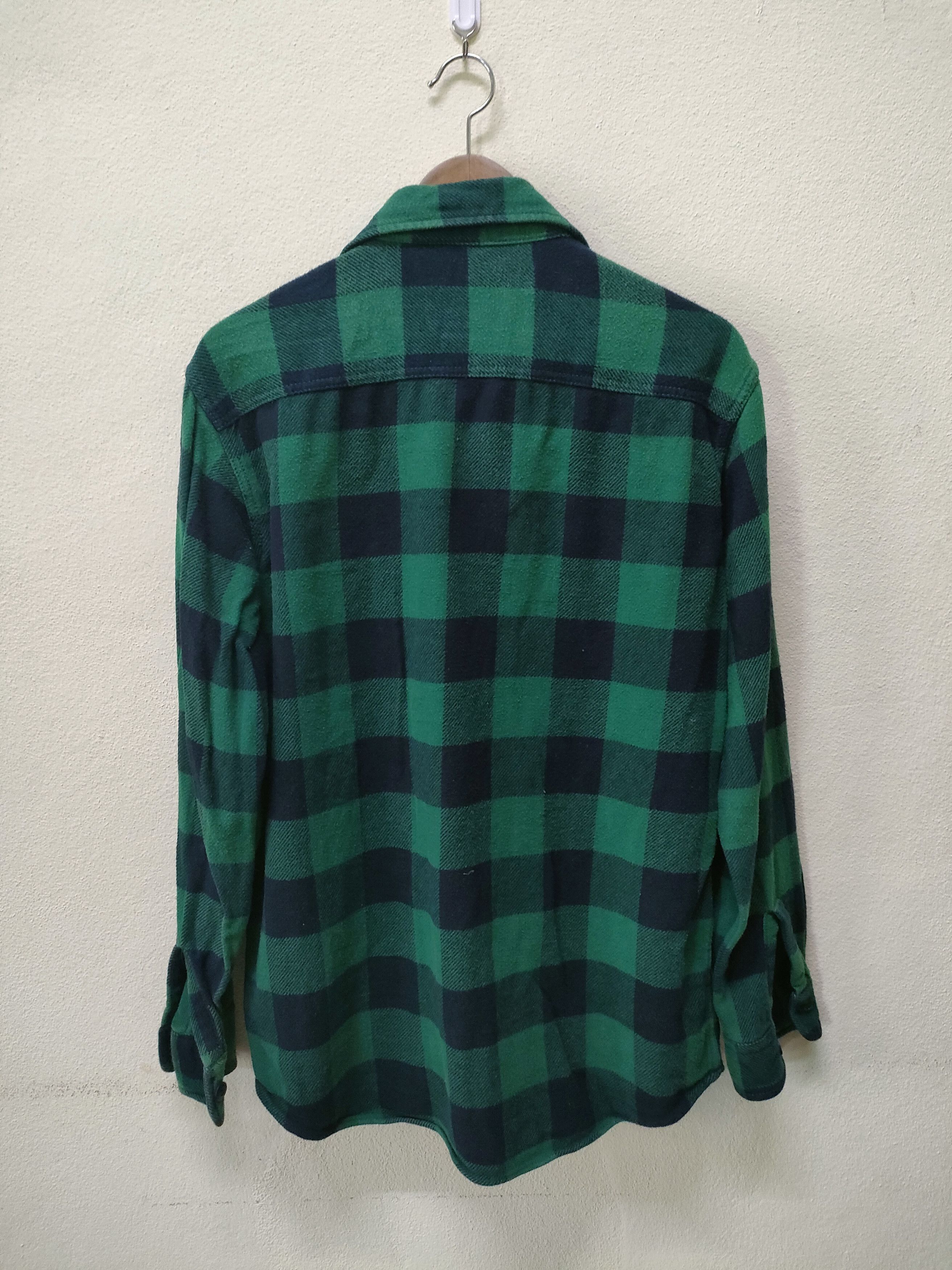 Flannel × Uniqlo × Vintage 🔥 Steal 🔥 Vintage Uniqlo Flannel Green Tartan Size US L / EU 52-54 / 3 - 2 Thumbnail