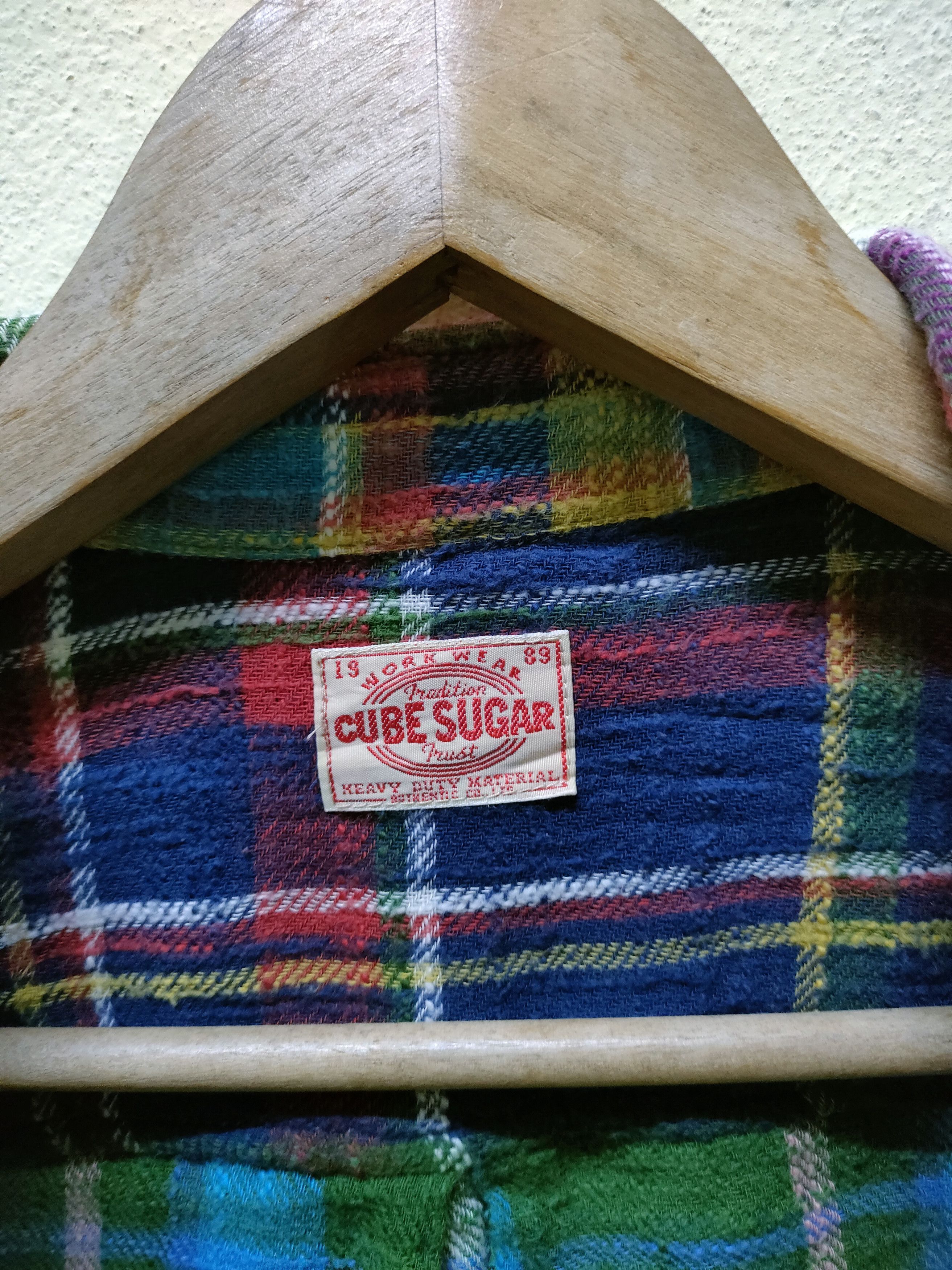 Flannel × Japanese Brand 🔥 Steal 🔥 Cube Sugar Crazy Color Flannel Size US M / EU 48-50 / 2 - 7 Thumbnail