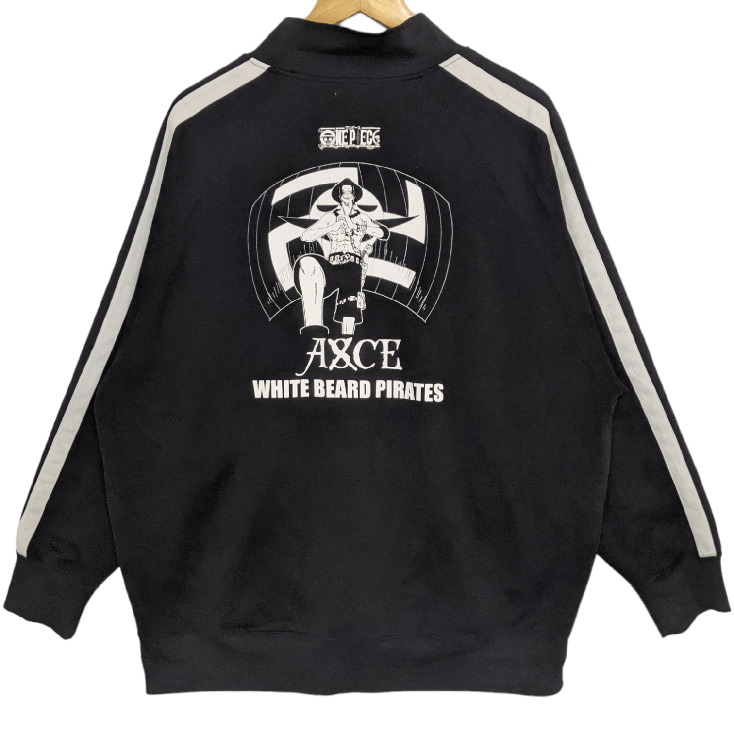 Anime ONE PIECE Ace White Beard Pirates Anime Training Jacket Size US XXL / EU 58 / 5 - 4 Thumbnail
