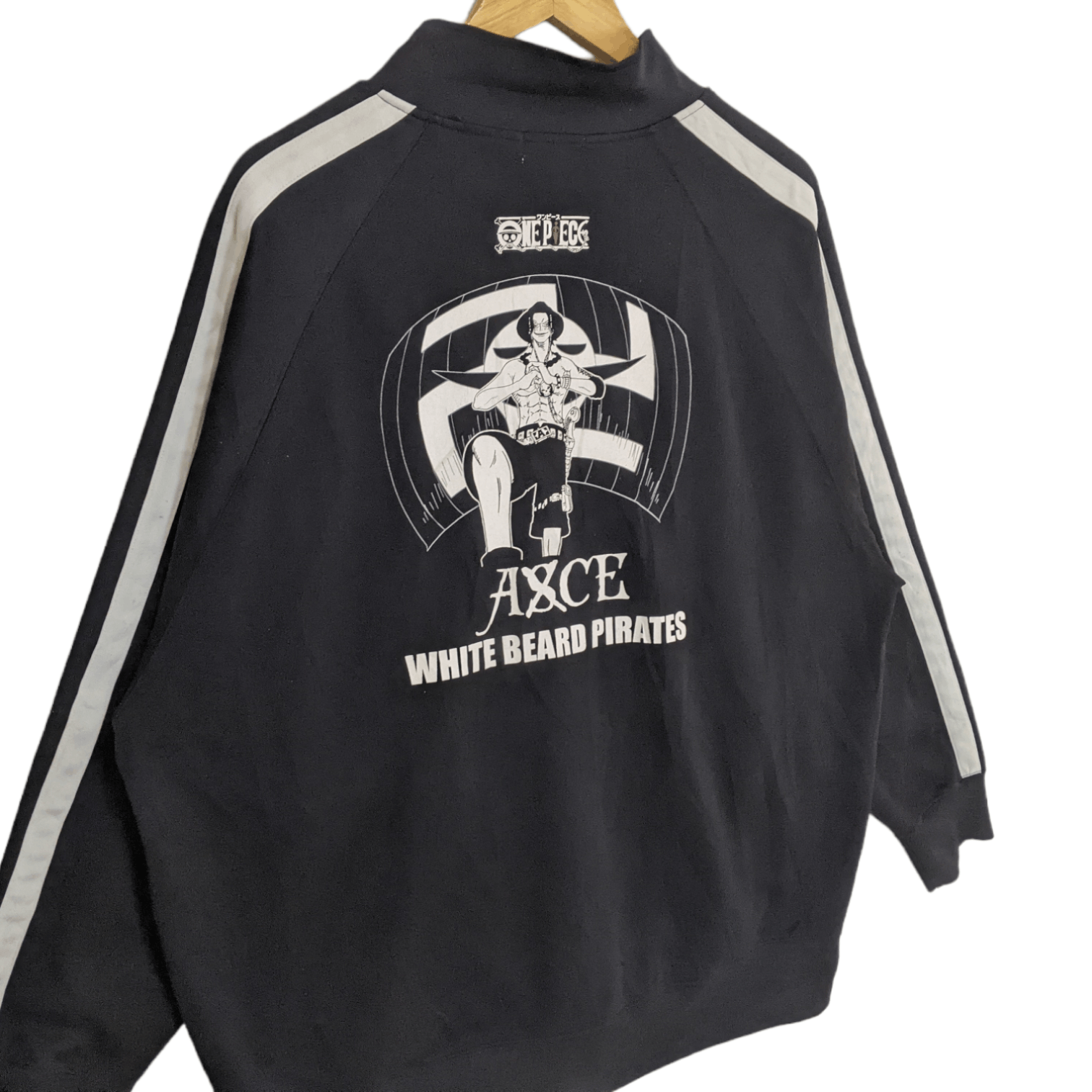 Anime ONE PIECE Ace White Beard Pirates Anime Training Jacket Size US XXL / EU 58 / 5 - 5 Thumbnail