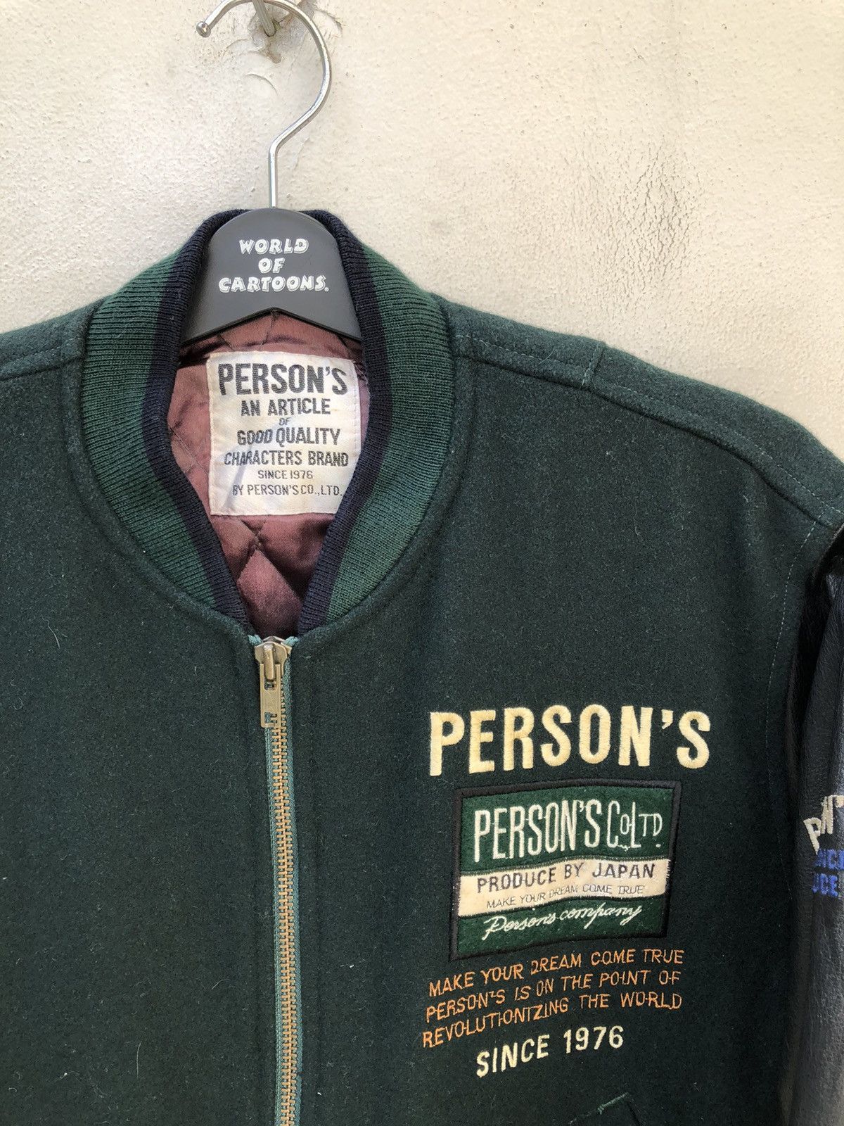 PERSON'S 90s Person’s Japan STAFF COLLECTION Varsity Bomber Jacket Size US M / EU 48-50 / 2 - 9 Thumbnail