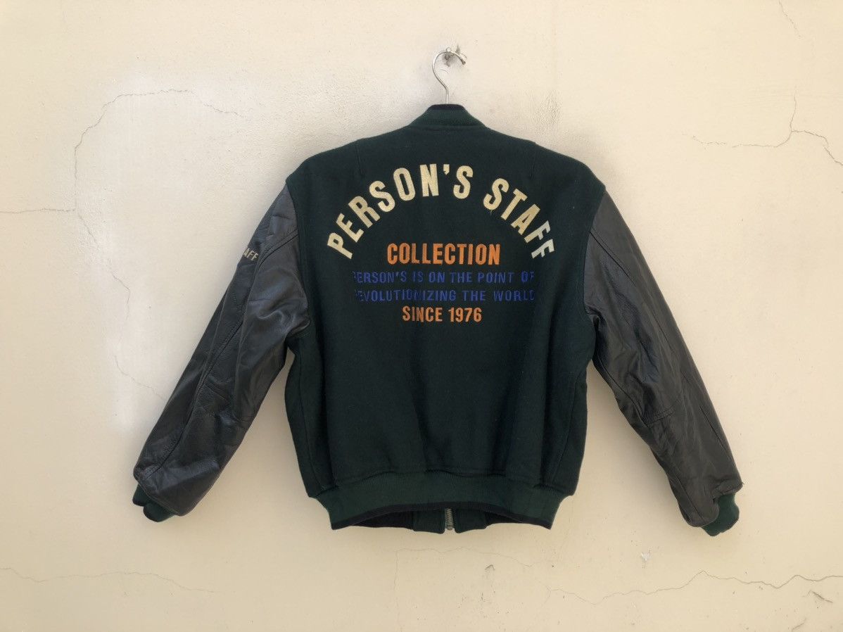 PERSON'S 90s Person’s Japan STAFF COLLECTION Varsity Bomber Jacket Size US M / EU 48-50 / 2 - 4 Thumbnail
