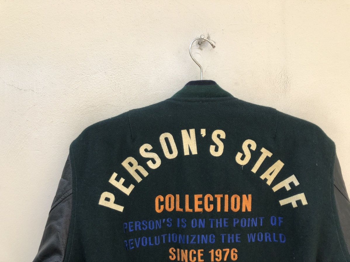 PERSON'S 90s Person’s Japan STAFF COLLECTION Varsity Bomber Jacket Size US M / EU 48-50 / 2 - 2 Thumbnail