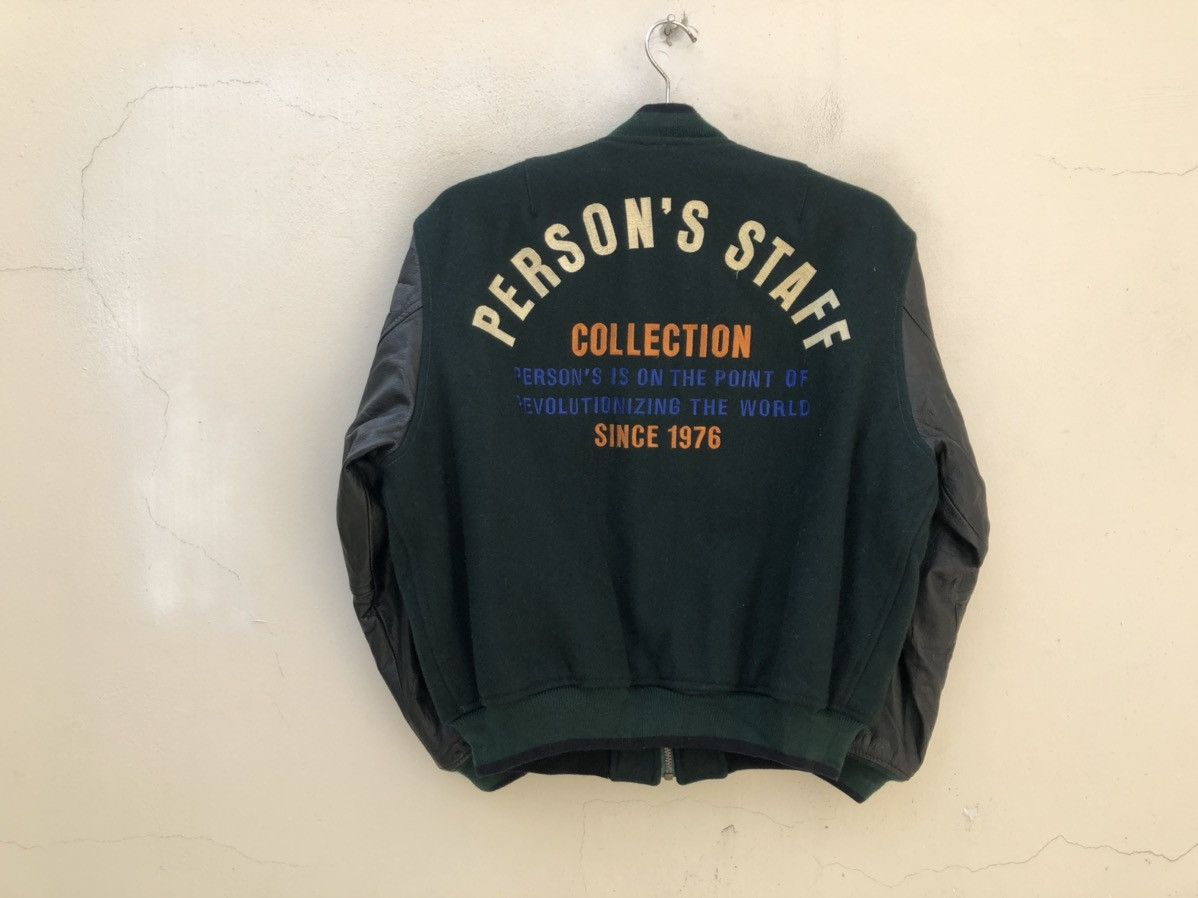 image of Persons x Varsity Jacket 90's Person’S Japan Staff Collection Varsity Bomber Jacket (Size Medium)