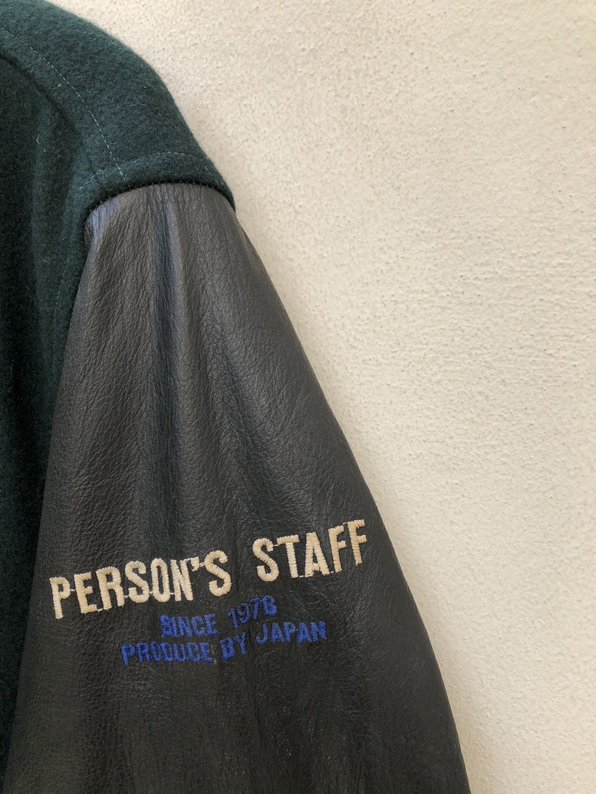PERSON'S 90s Person’s Japan STAFF COLLECTION Varsity Bomber Jacket Size US M / EU 48-50 / 2 - 10 Thumbnail