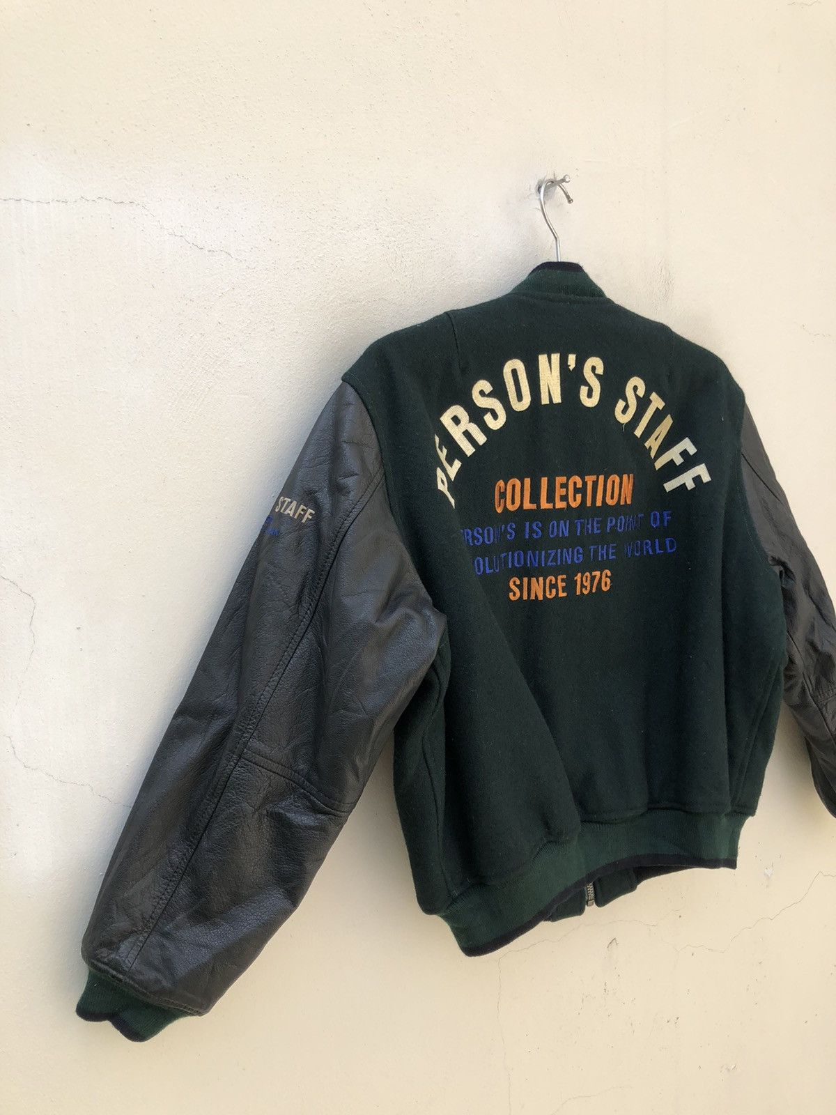 PERSON'S 90s Person’s Japan STAFF COLLECTION Varsity Bomber Jacket Size US M / EU 48-50 / 2 - 7 Thumbnail