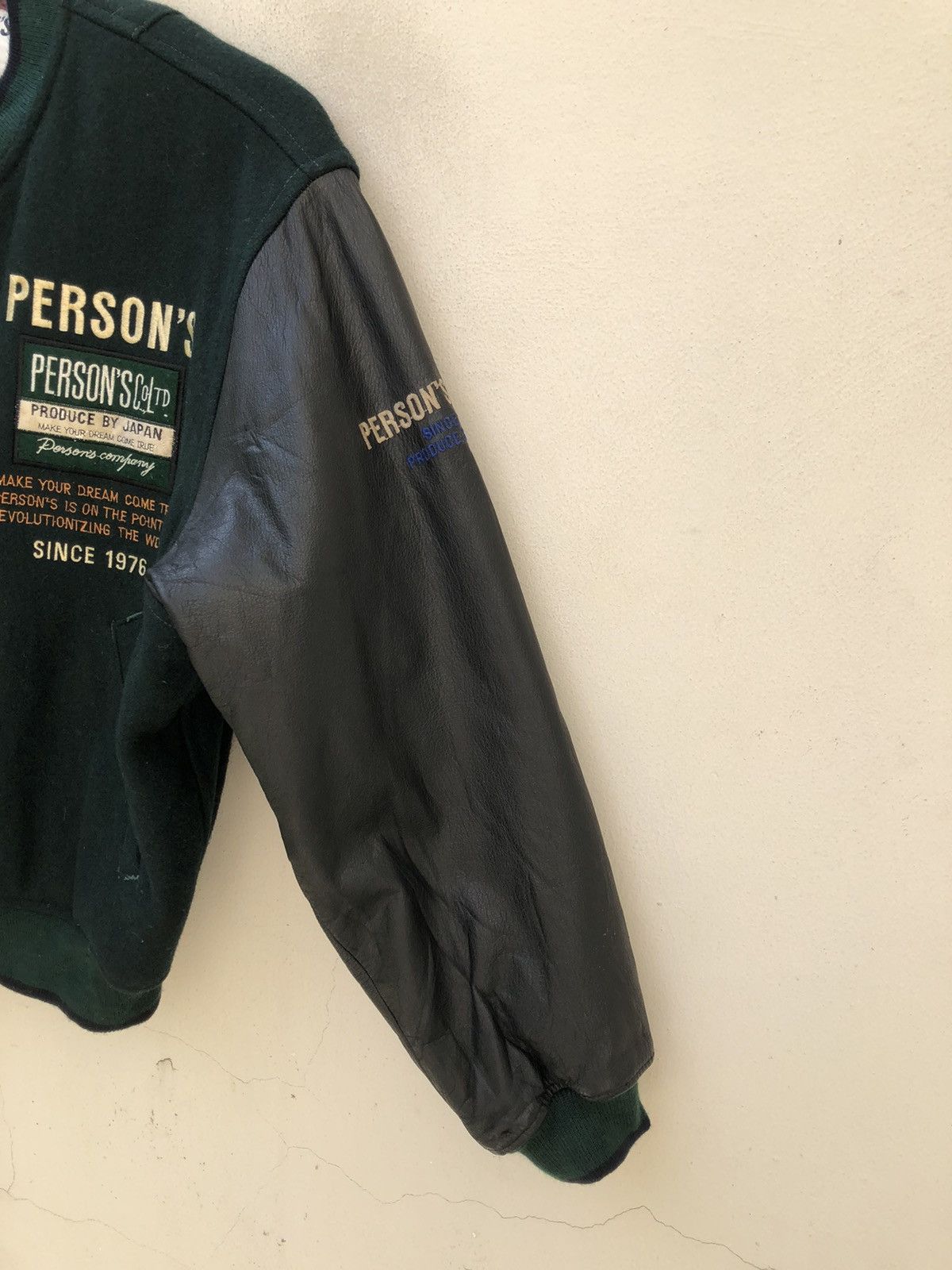 PERSON'S 90s Person’s Japan STAFF COLLECTION Varsity Bomber Jacket Size US M / EU 48-50 / 2 - 11 Thumbnail