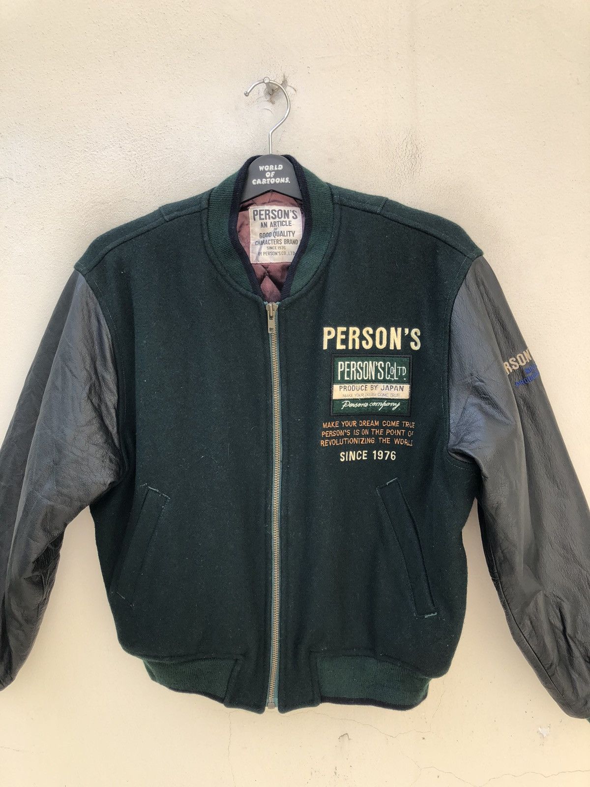 PERSON'S 90s Person’s Japan STAFF COLLECTION Varsity Bomber Jacket Size US M / EU 48-50 / 2 - 13 Thumbnail