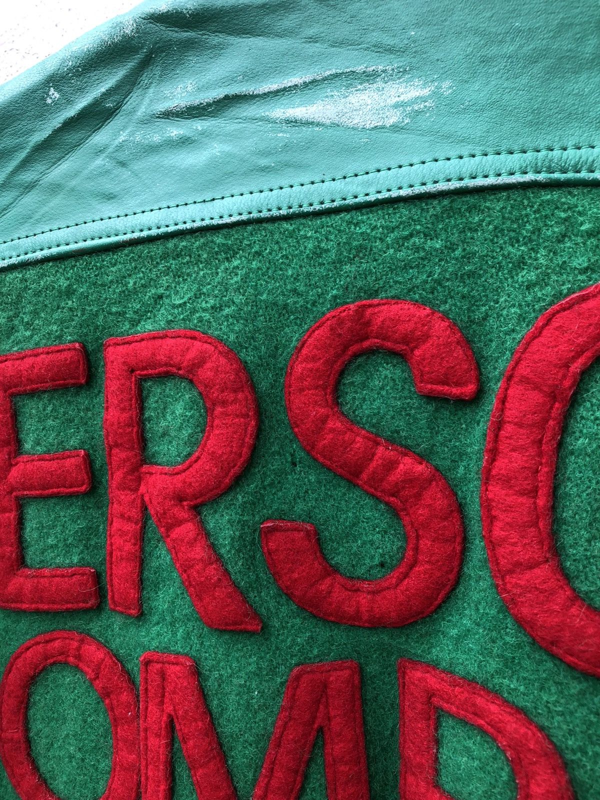 PERSON'S Vintage 90s Person’s Japan Spell Baggy Varsity Bomber Jacket Size US L / EU 52-54 / 3 - 10 Thumbnail