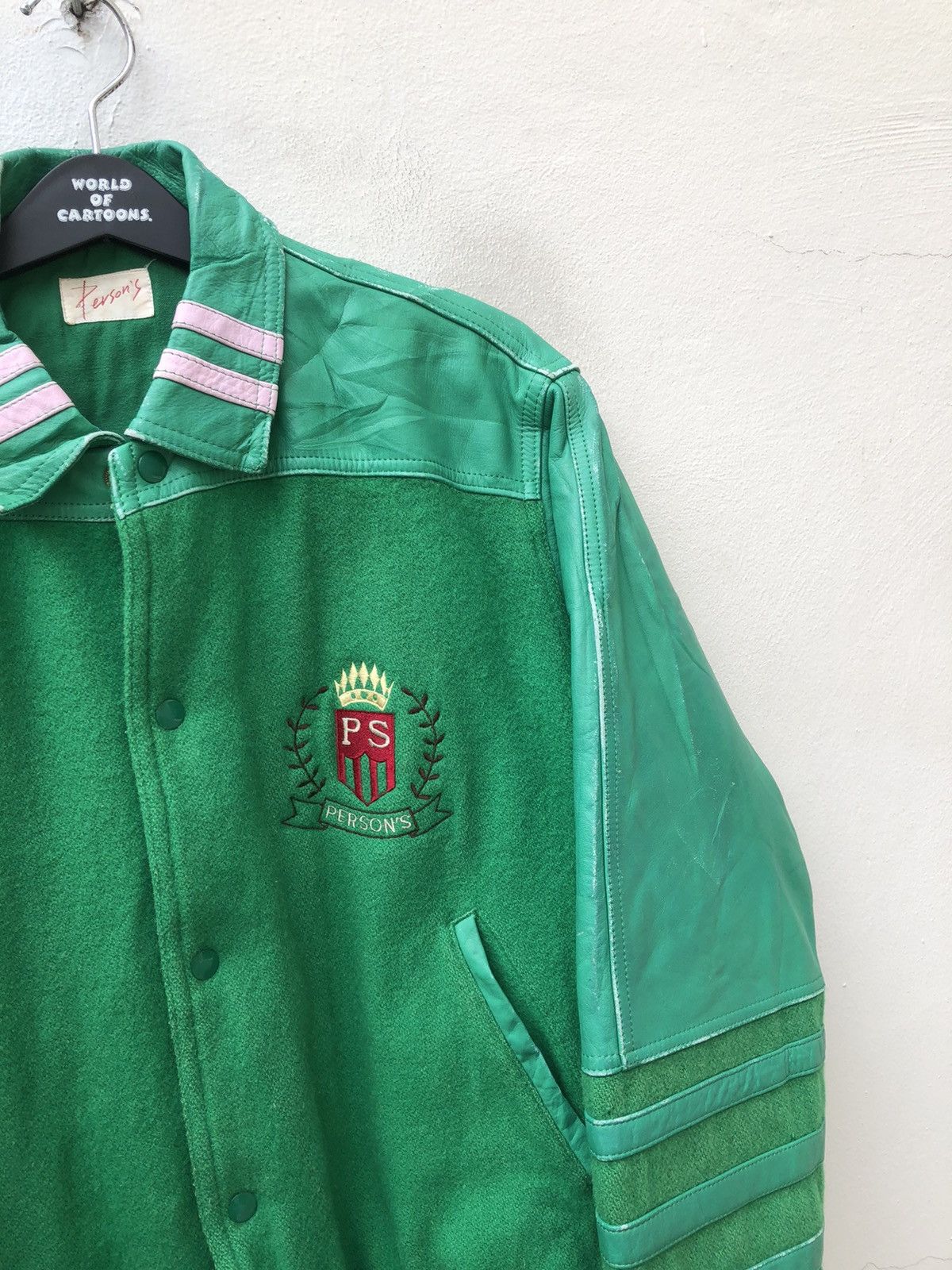 PERSON'S Vintage 90s Person’s Japan Spell Baggy Varsity Bomber Jacket Size US L / EU 52-54 / 3 - 16 Thumbnail