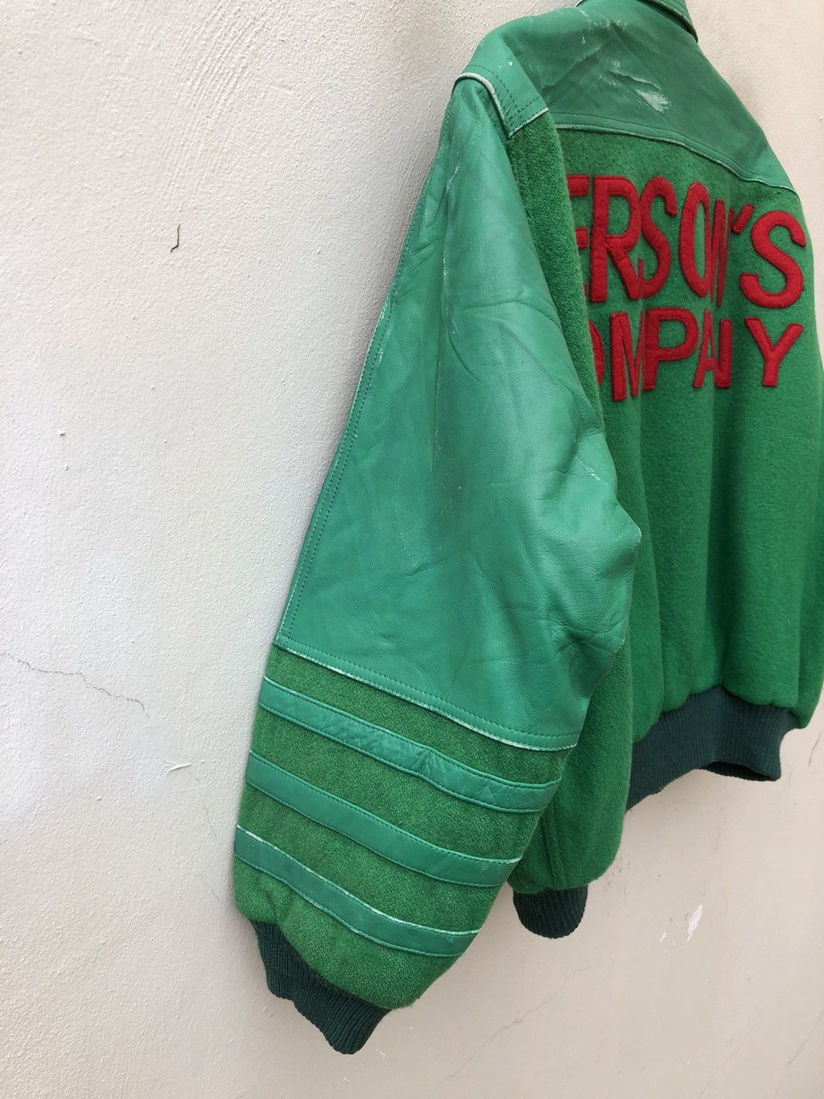 PERSON'S Vintage 90s Person’s Japan Spell Baggy Varsity Bomber Jacket Size US L / EU 52-54 / 3 - 14 Thumbnail