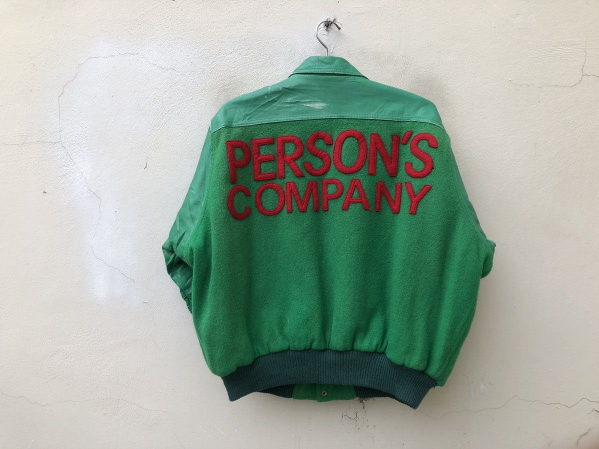 PERSON'S Vintage 90s Person’s Japan Spell Baggy Varsity Bomber Jacket Size US L / EU 52-54 / 3 - 6 Thumbnail