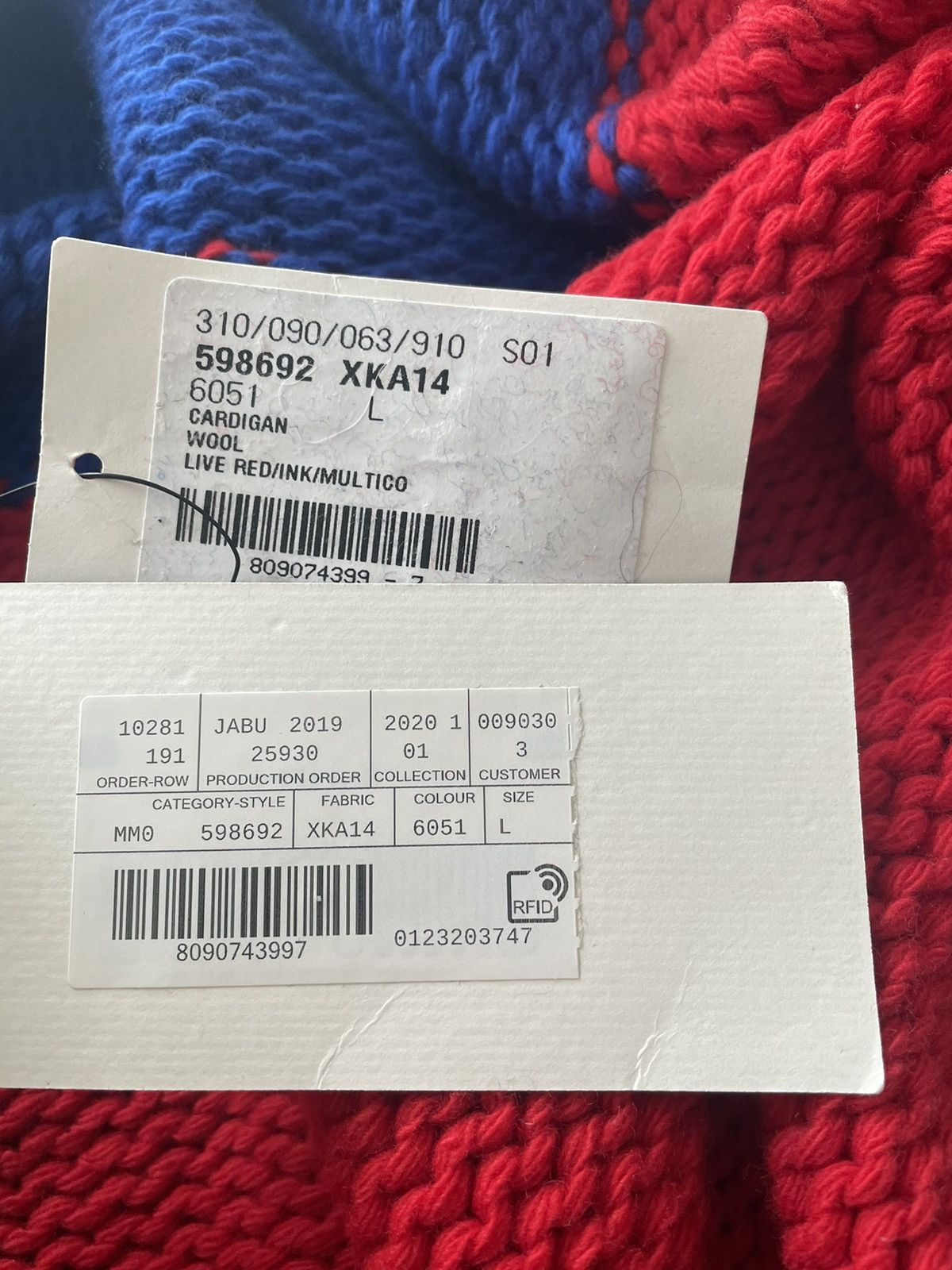 Gucci SuperRunway $2,500 Brand NEW LimitedEdition Cardigan Sweater Size US L / EU 52-54 / 3 - 6 Thumbnail