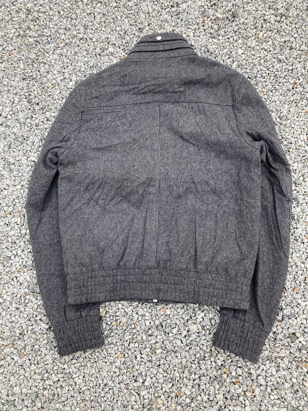 Dior × Hedi Slimane DIOR HOMME GREY WOOL CASHMERE JACKET Size M / US 6-8 / IT 42-44 - 3 Thumbnail