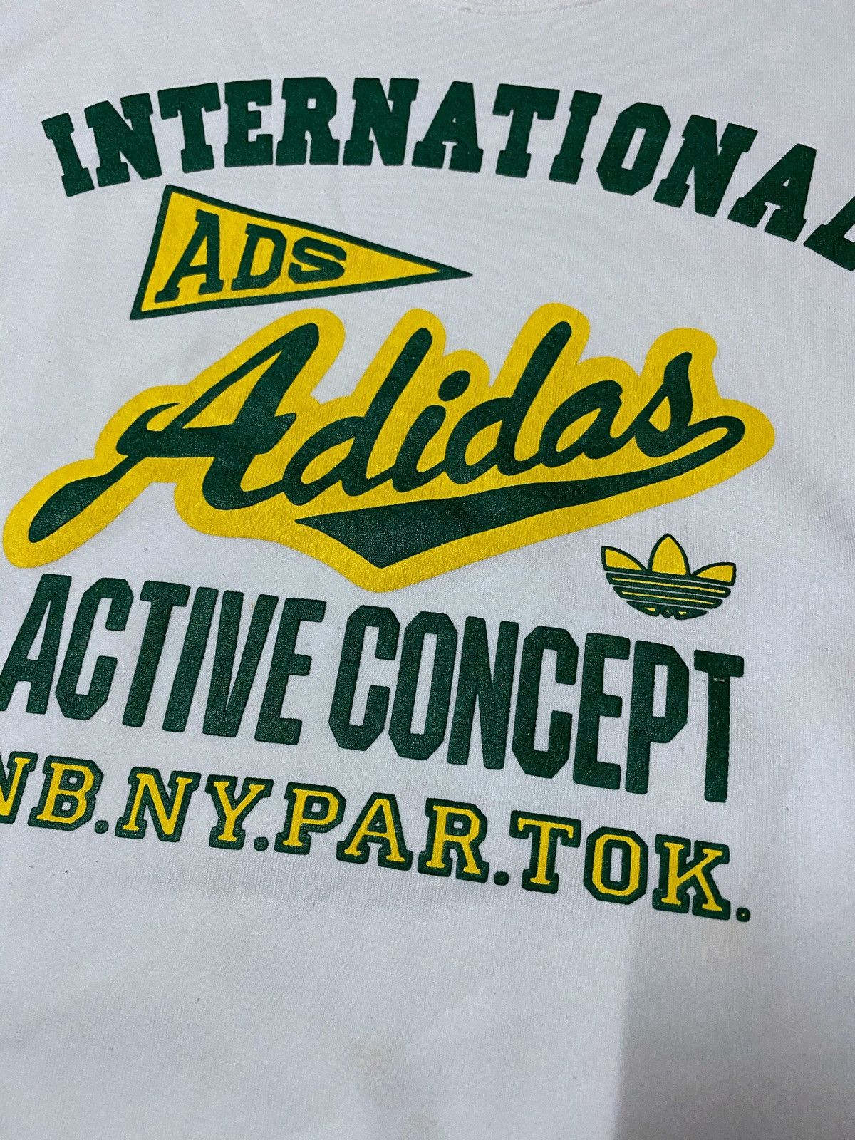 Adidas × Vintage 90s Adidas Vintage Big Logo Sweatshirt Size US L / EU 52-54 / 3 - 2 Thumbnail
