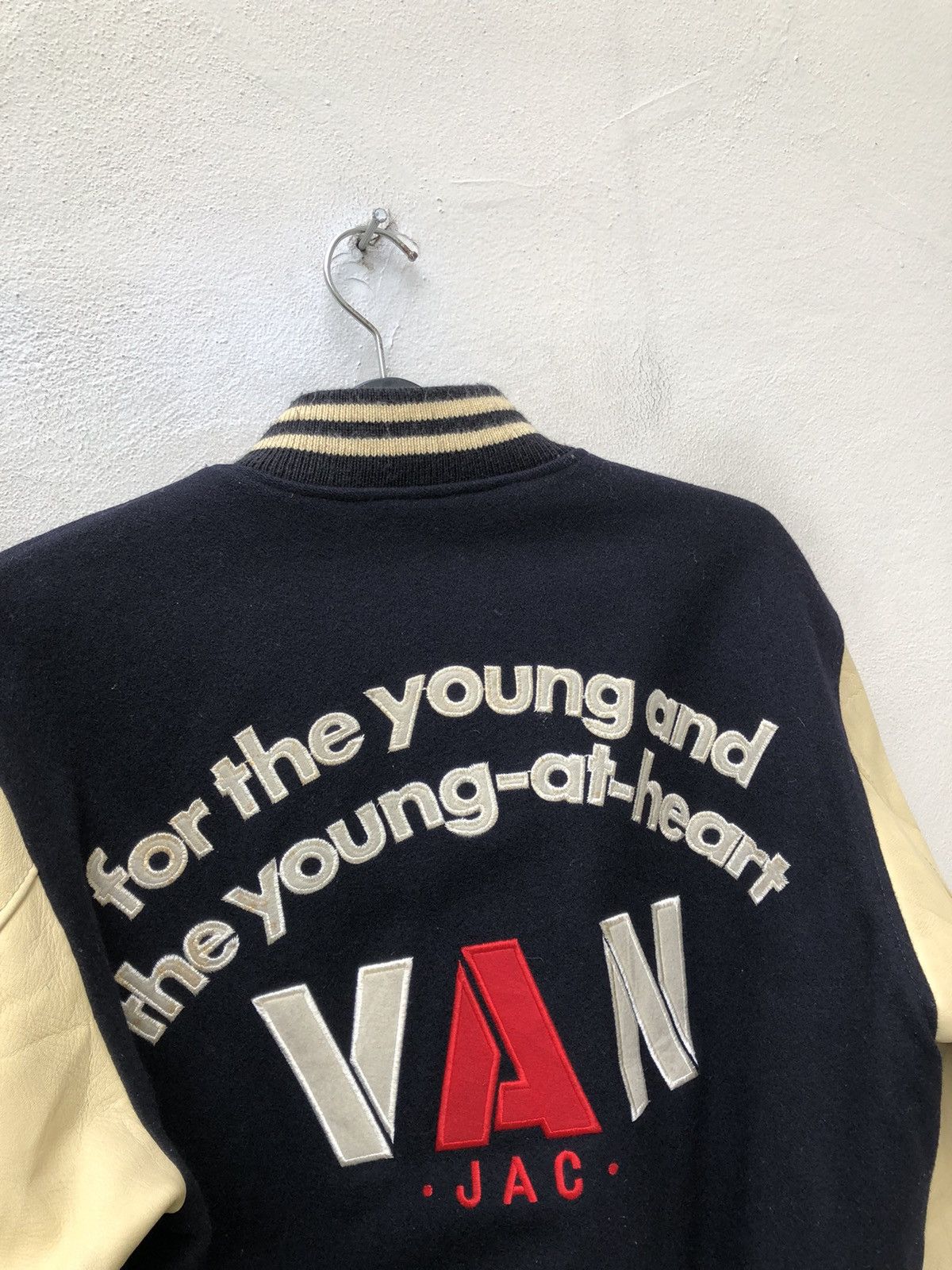 Van 80s Van Jac Japan American Football Team Varsity Jacket Size US M / EU 48-50 / 2 - 2 Thumbnail
