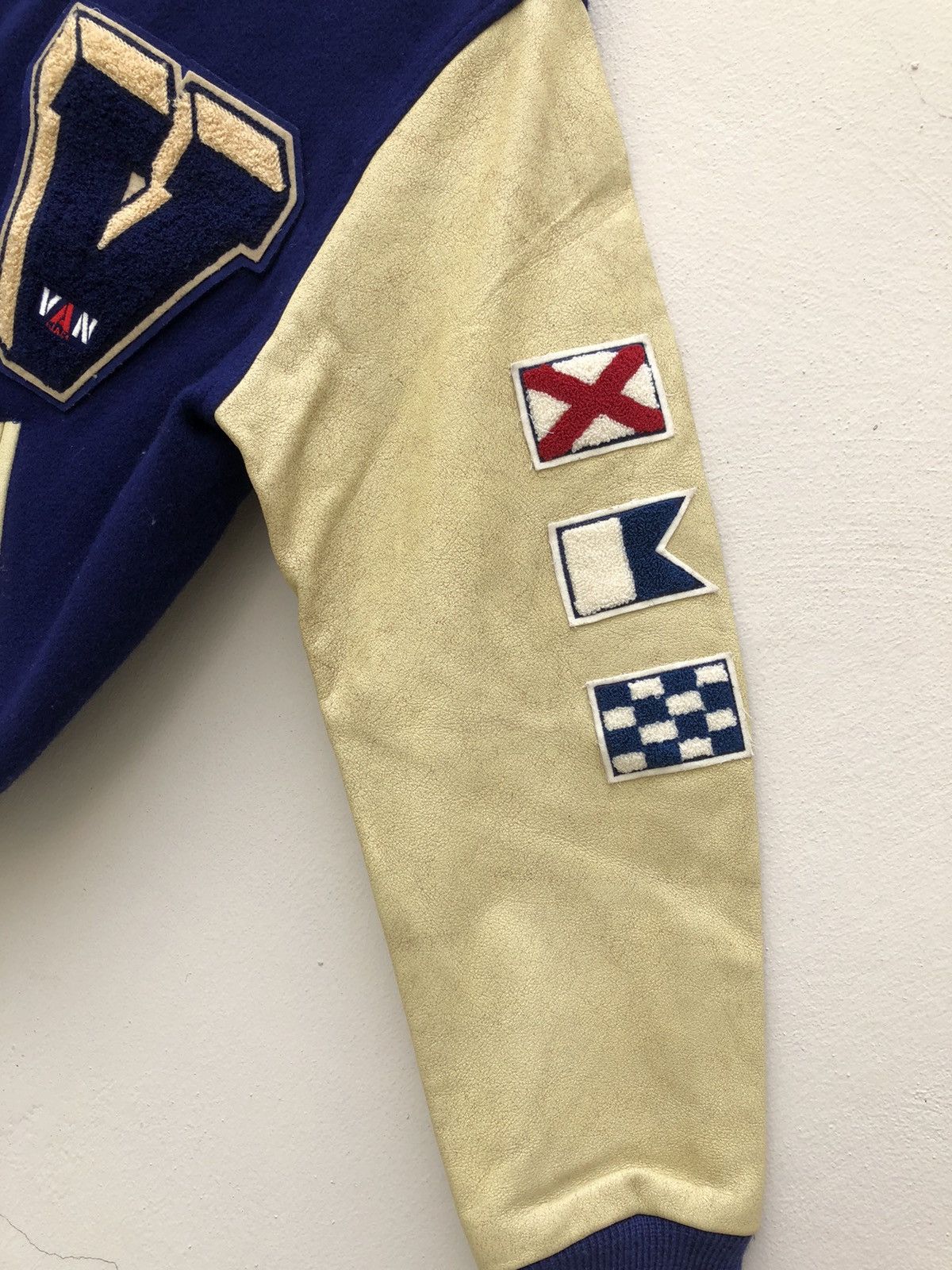 Japanese Brand 80s 90s Van Jac Japan Varsity Bomber Jacket Size US M / EU 48-50 / 2 - 12 Thumbnail