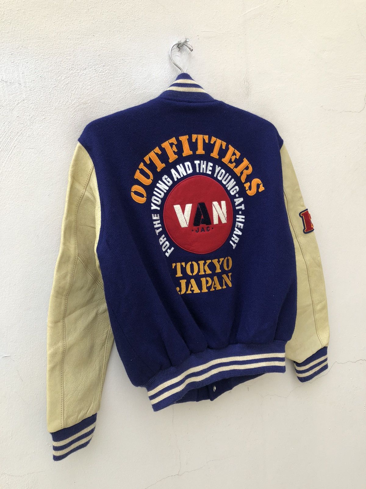 Japanese Brand 80s 90s Van Jac Japan Varsity Bomber Jacket Size US M / EU 48-50 / 2 - 4 Thumbnail